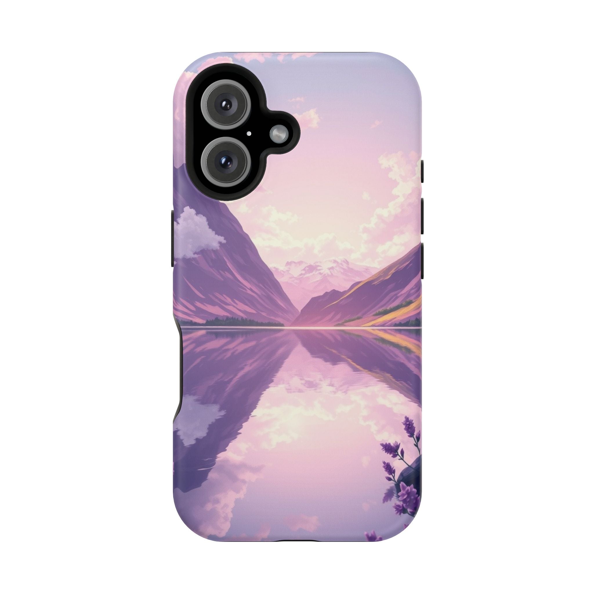 iPhone Lavender And Pearl Fjord Reflection Slim iPhone Everyday · iPhone Case