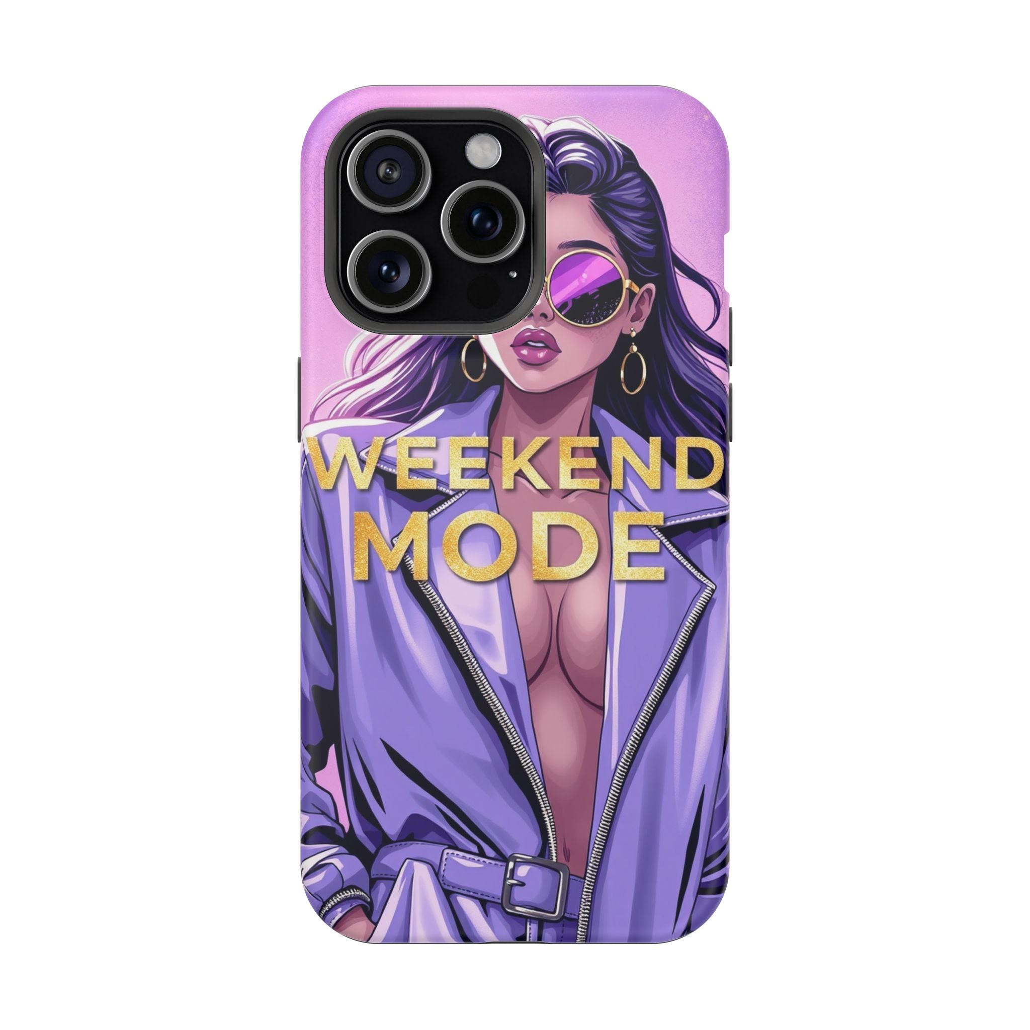 iPhone Lavender And Pearl Weekend Mode On Slim Everyday Designer Case · iPhone C