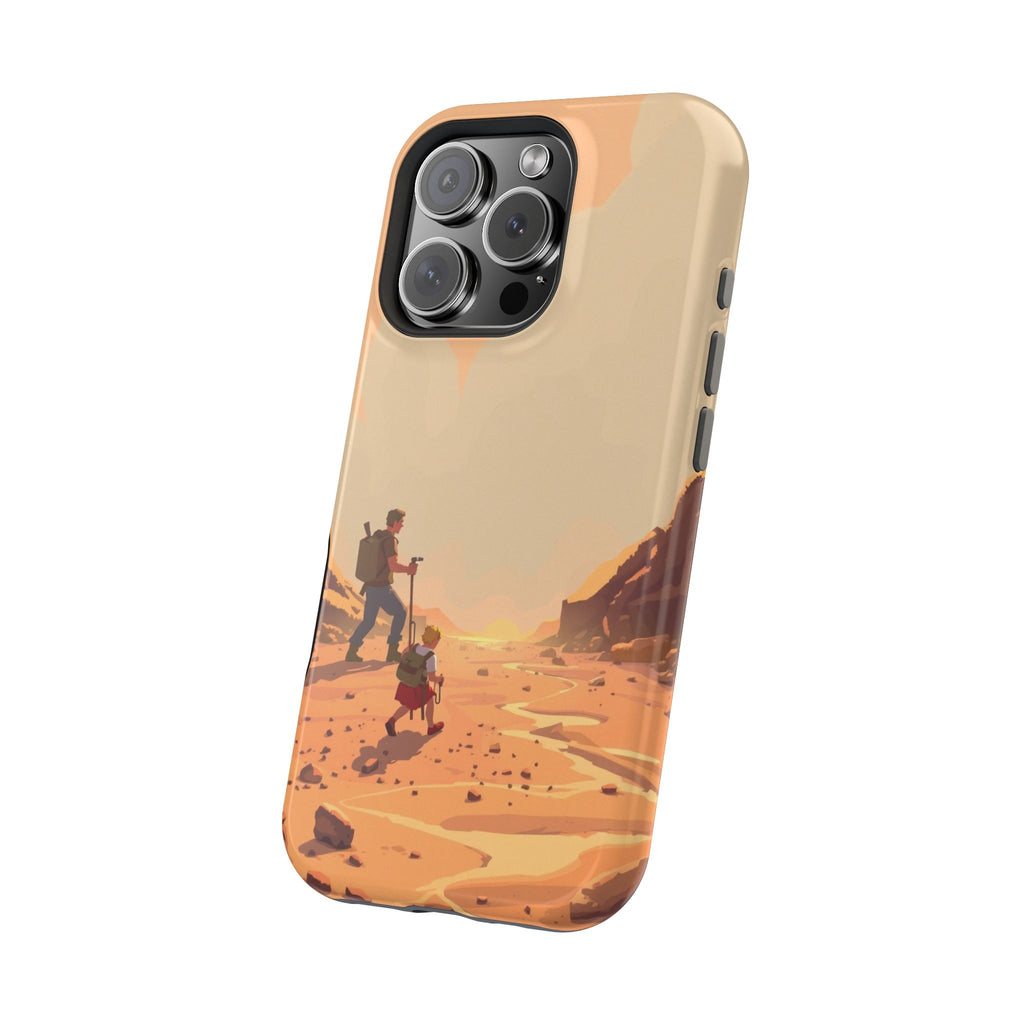 iPhone Burnt Orange And Sand Barely Surviving Slim Everyday Designer Case · iPho