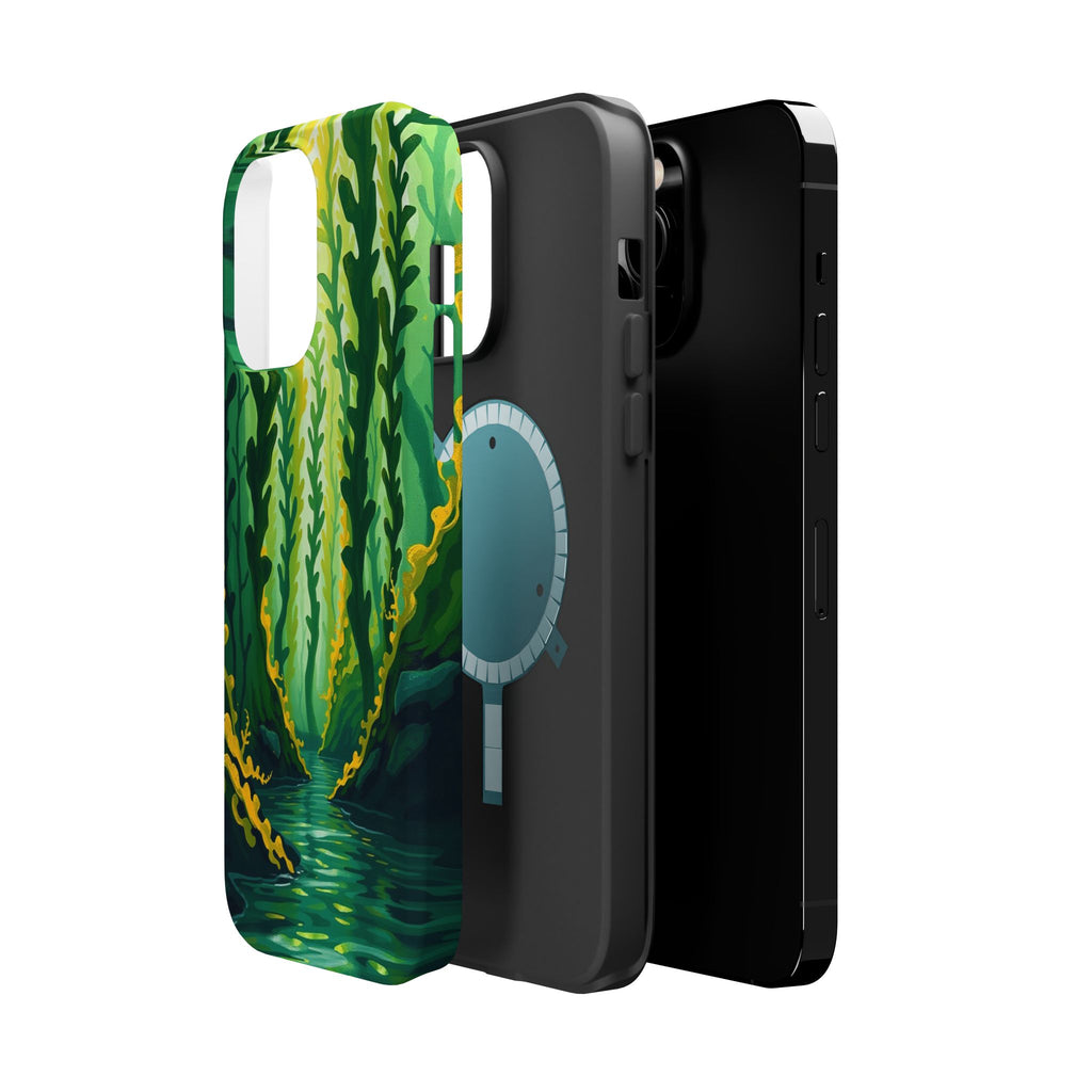 iPhone Kelp Forest Oil Painting Impressionist Slim iPhone Everyday · iPhone Case
