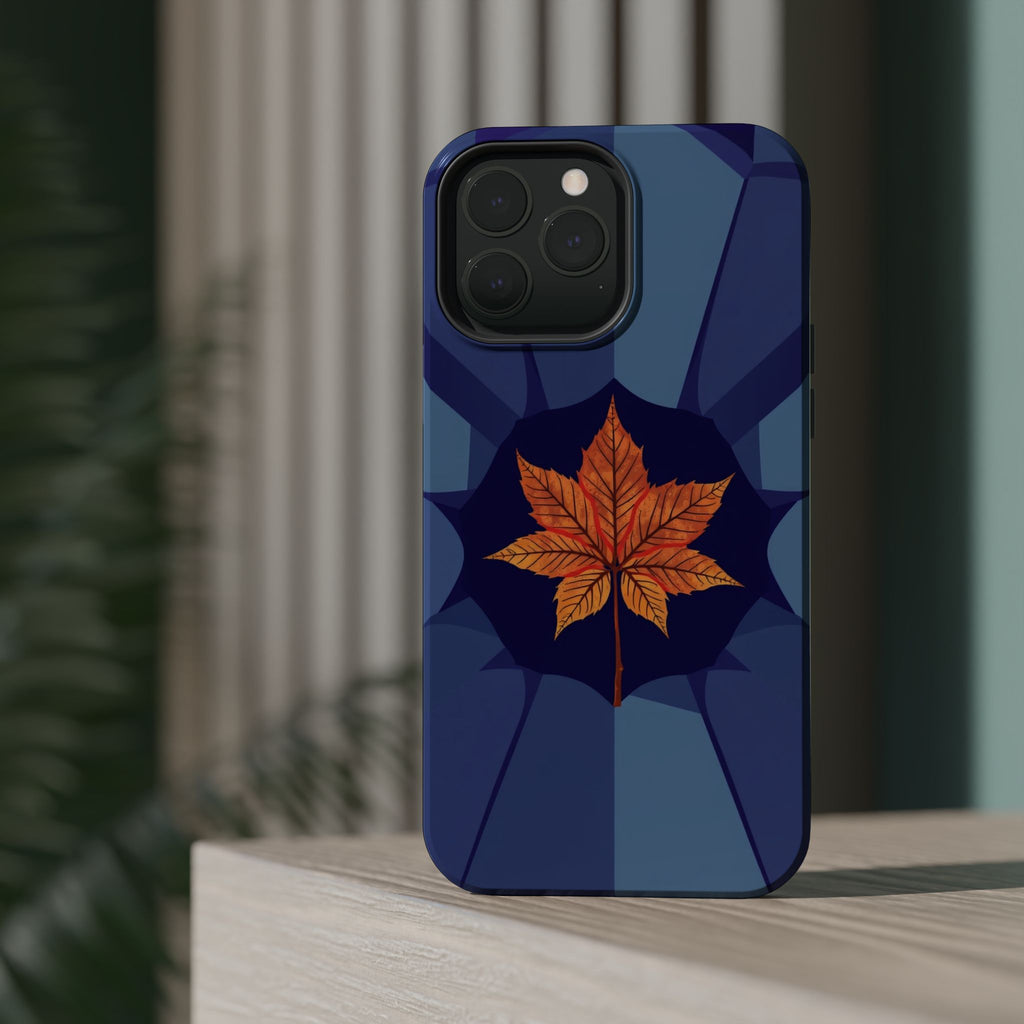 iPhone Autumn Maple Abstract Geometric Slim Everyday Designer Case · iPhone Case