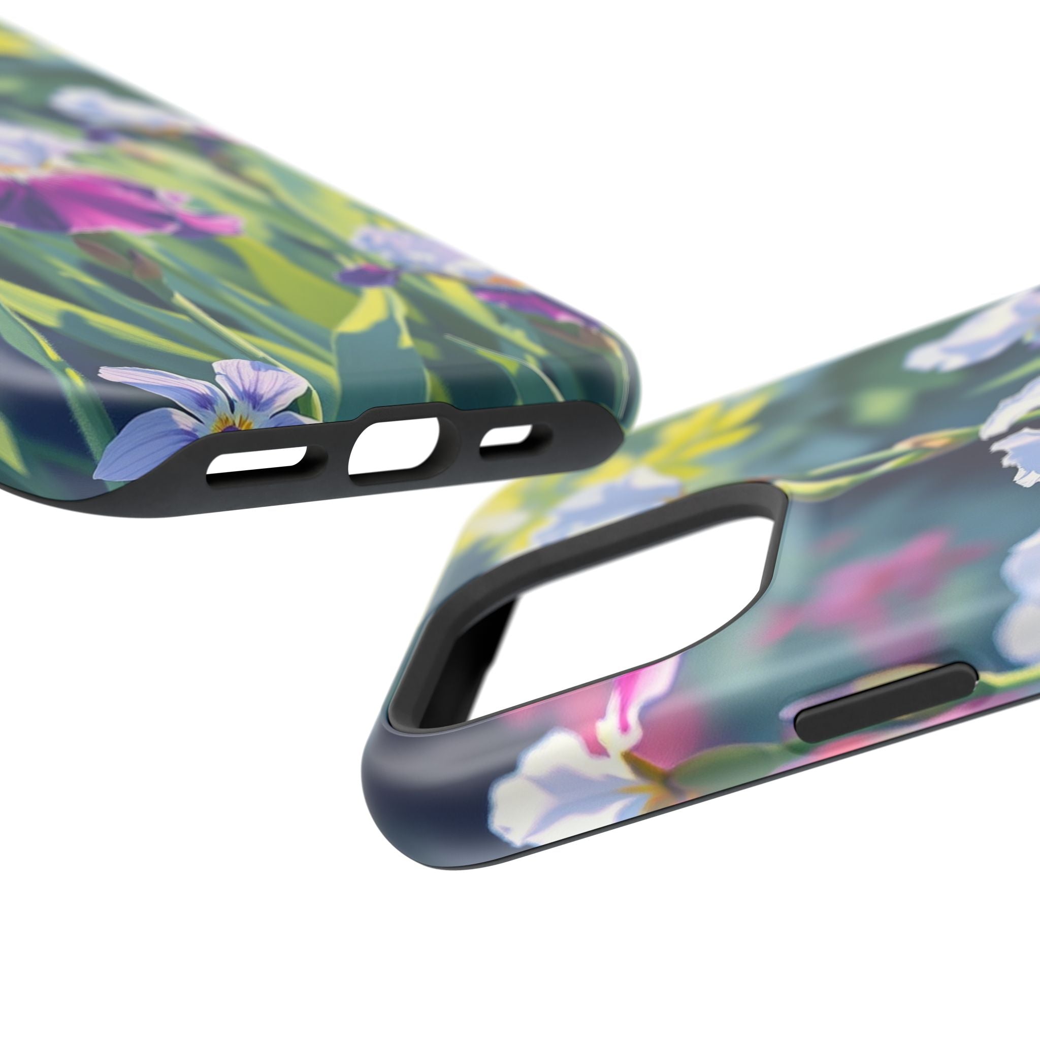 iPhone Vibrant Iris Garden Design Bold Modern Everyday Snap Case · iPhone Case