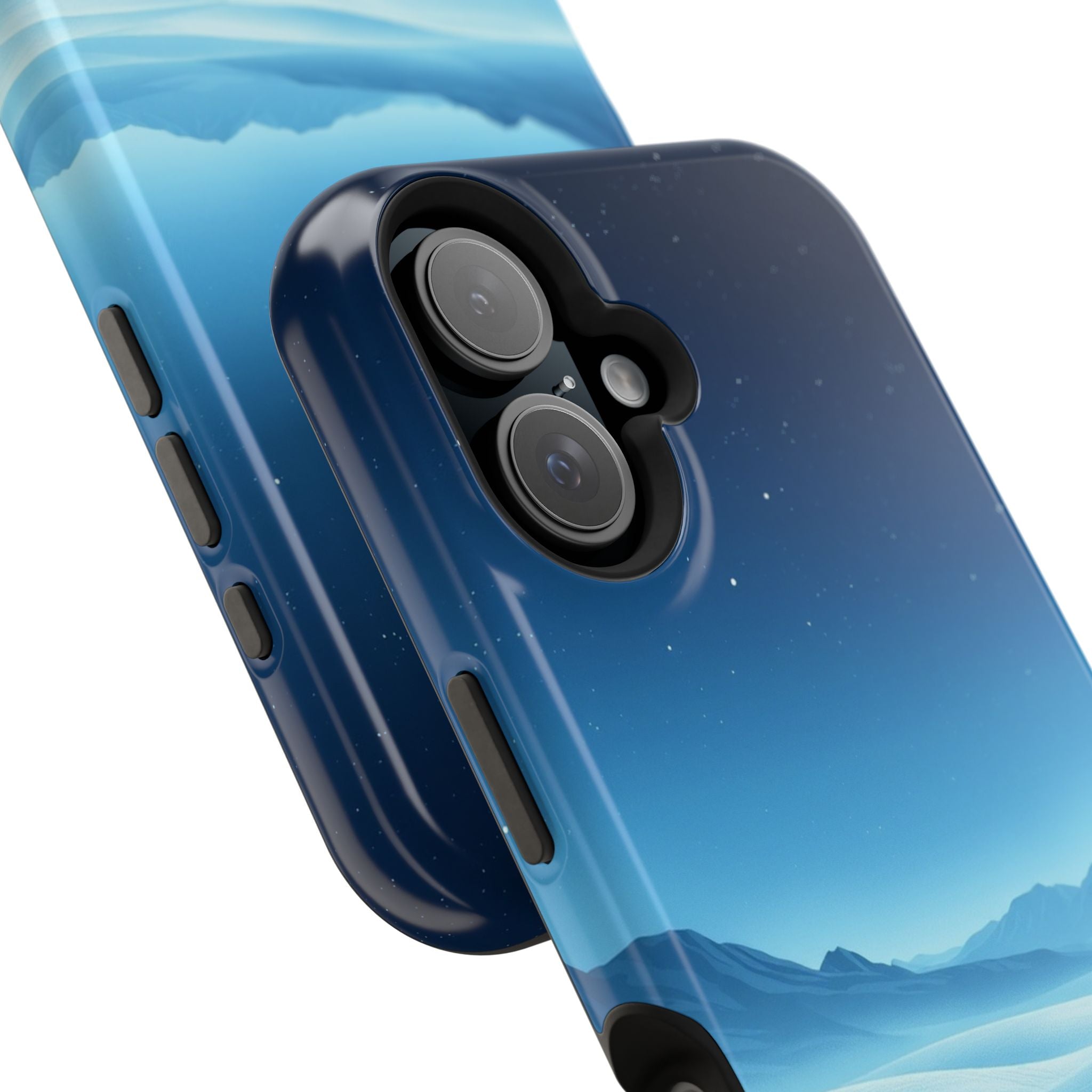 iPhone Midnight Blue And Silver Tundra Expanse Clean iPhone 17 Minimal · iPhone