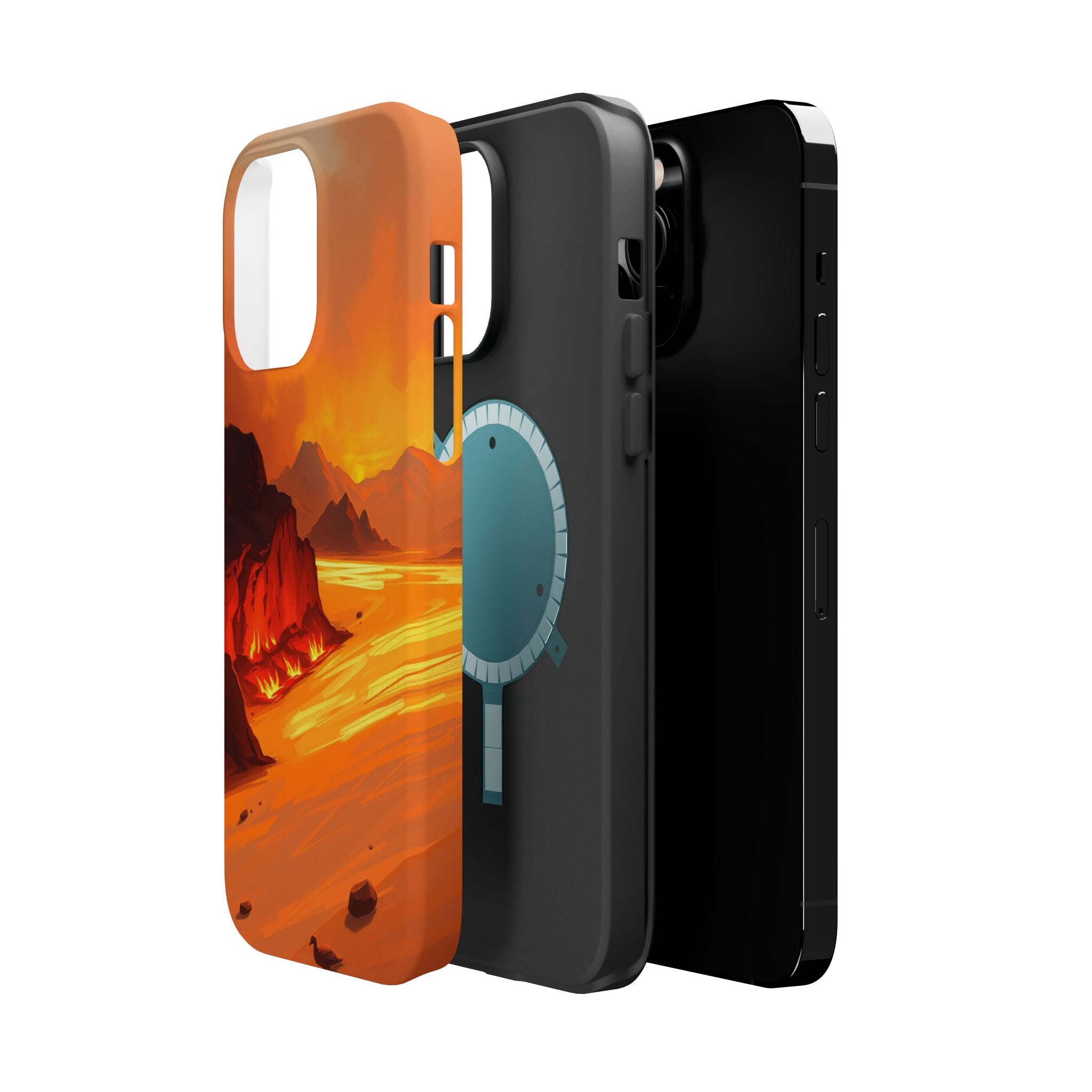 iPhone Burnt Orange And Sand Wildfire Glow Slim iPhone Everyday · iPhone Case