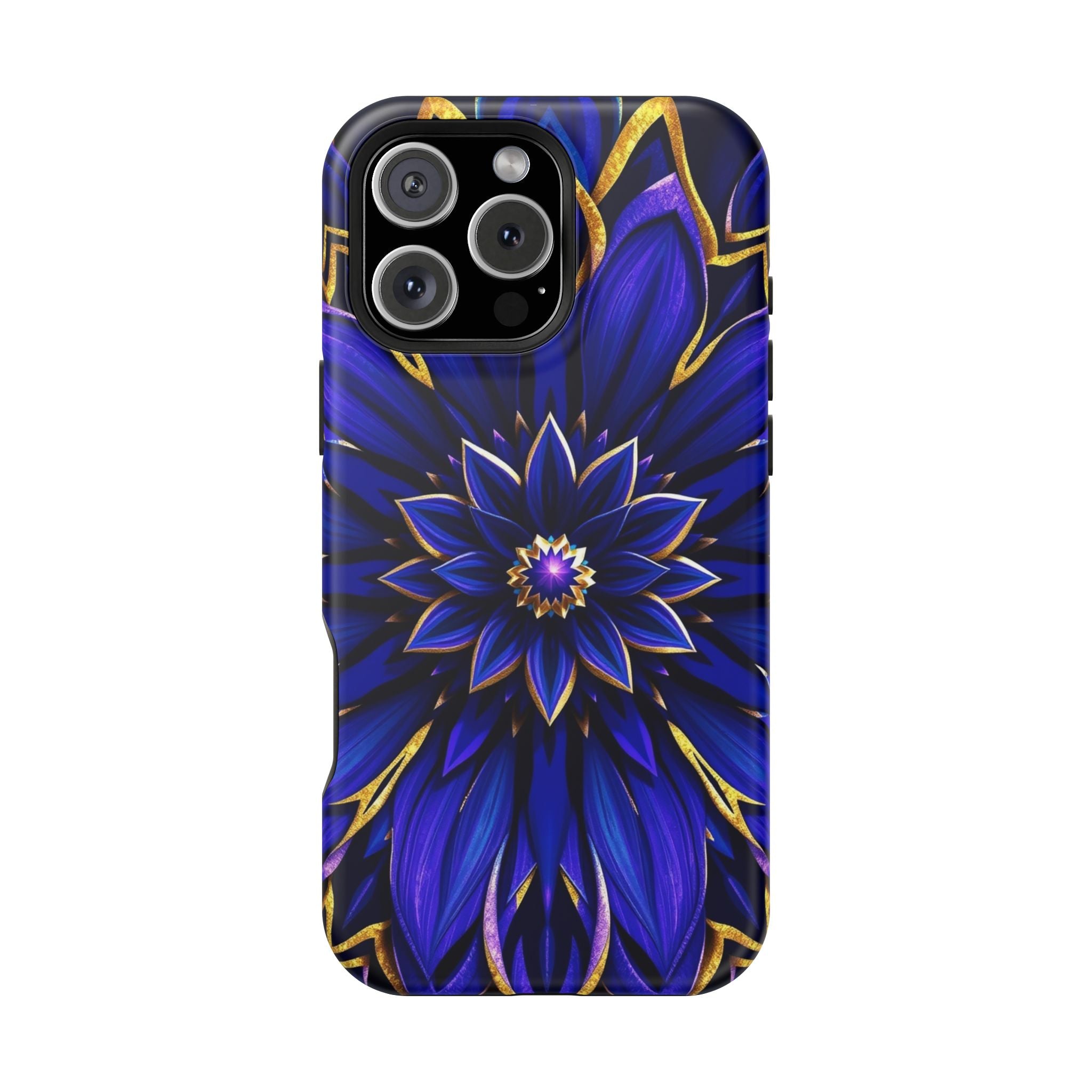 iPhone Floral Mandala Electric Art 14 Slim Everyday Designer Case · iPhone Case