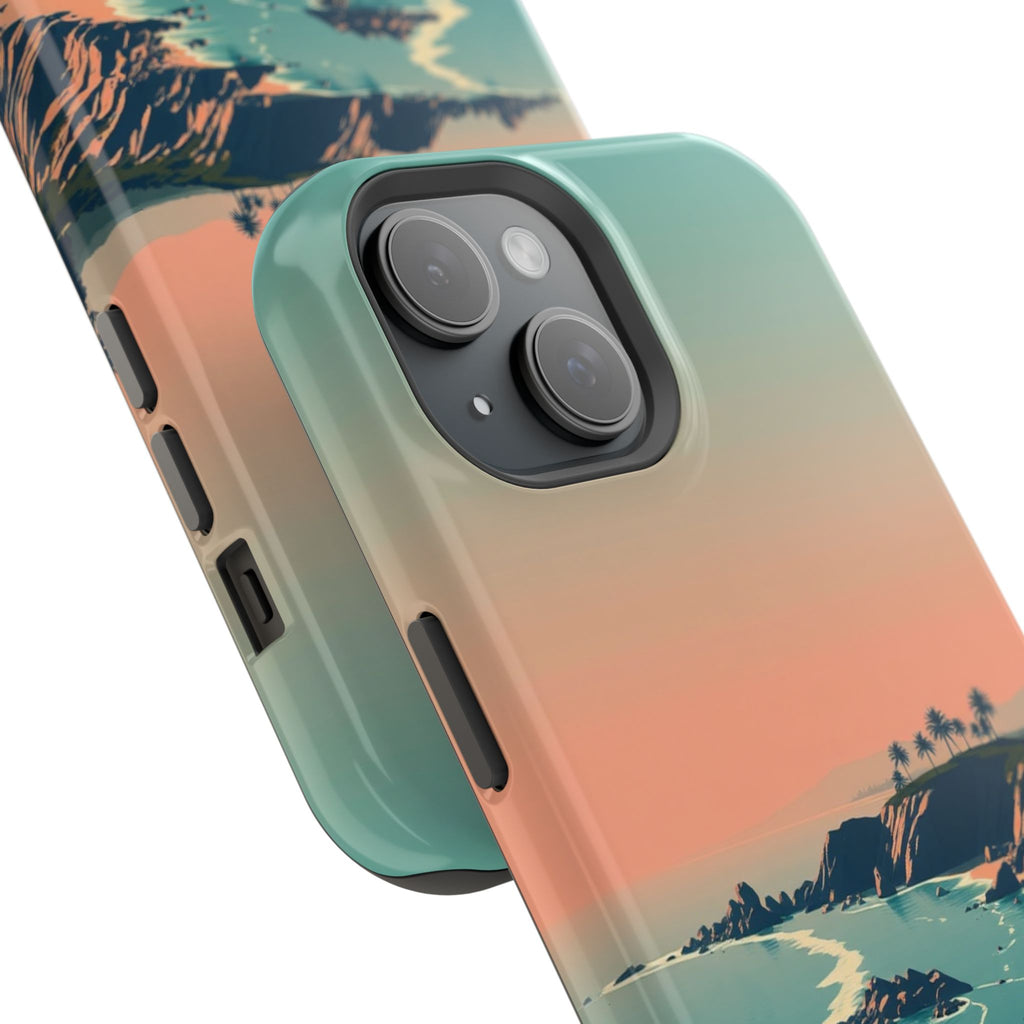 iPhone Radiant Pebble Beach Design Bold Modern Everyday Snap Case · iPhone Case