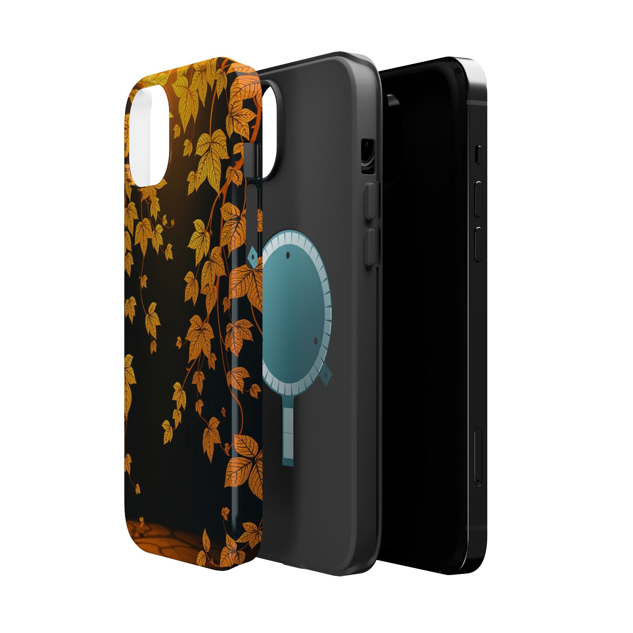 iPhone Mustard And Rust Art Nouveau Vine Slim Everyday iPhone 14 · iPhone Case