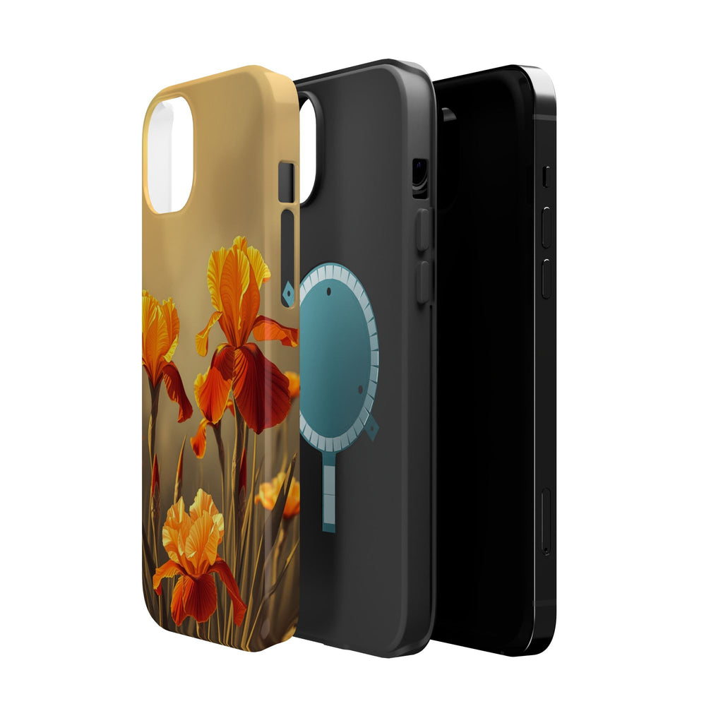 iPhone Iris Garden Gold Foil Luxury Slim Everyday Designer Case · iPhone Case
