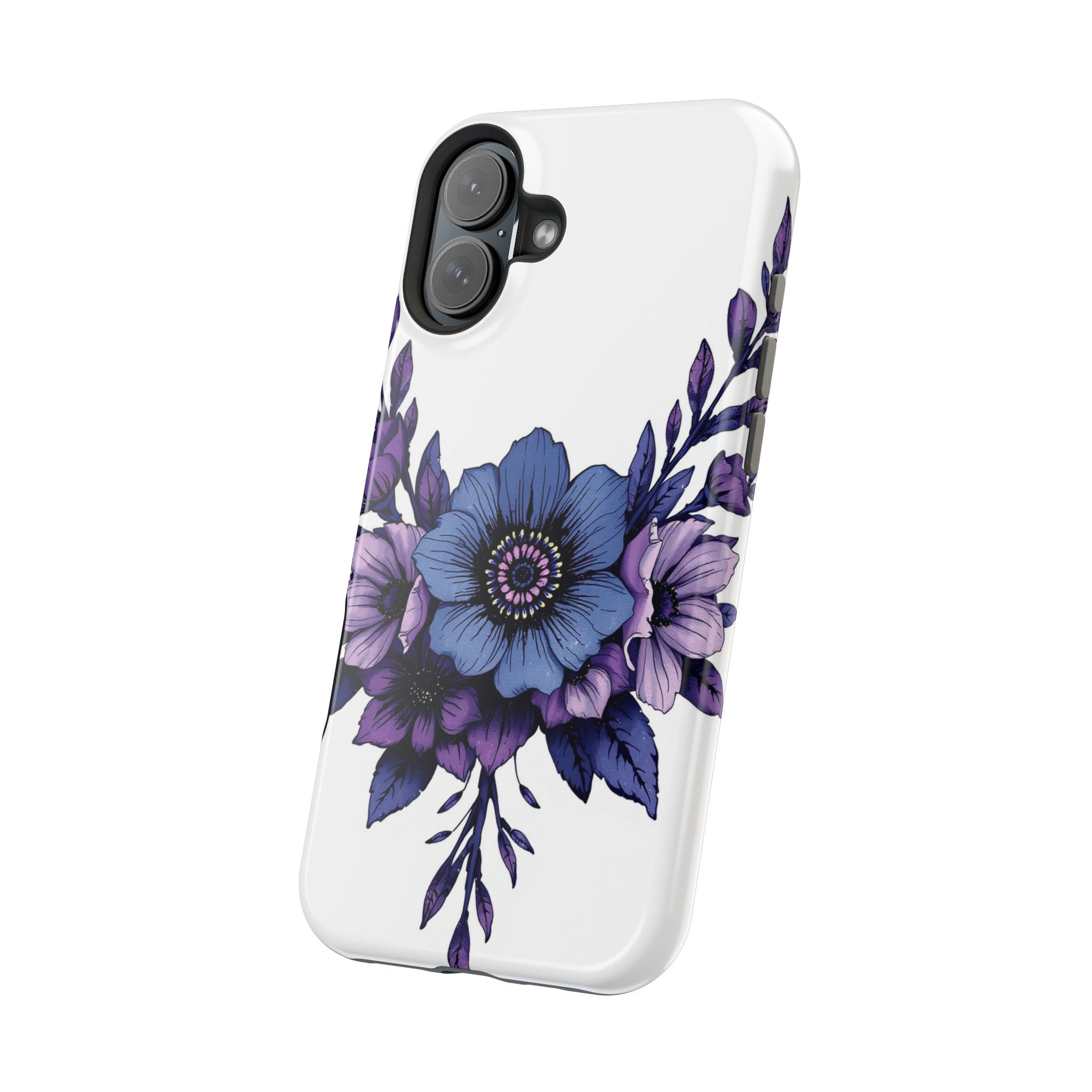 iPhone Floral Crown Grunge Distressed Slim Everyday Designer Case · iPhone Case
