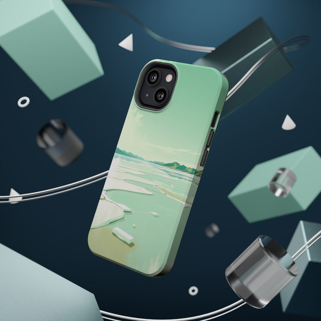 iPhone Vibrant Salt Flat Mirror Design Slim Everyday Designer Case · iPhone Case