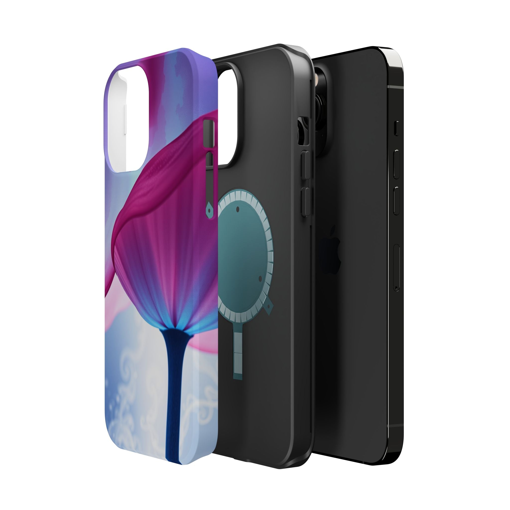 iPhone Petal Storm Vibrant Watercolor Slim Snap Case Ga · iPhone Case