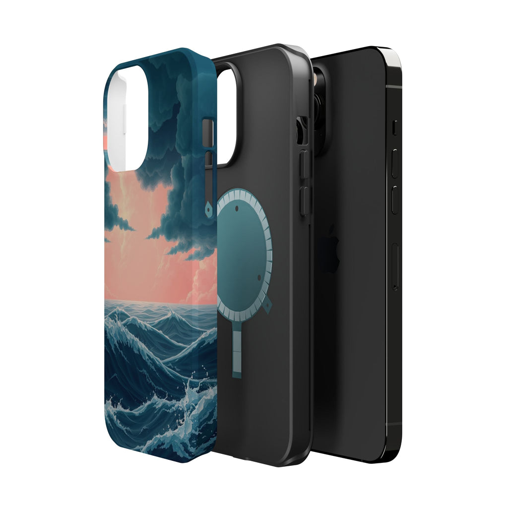 iPhone Storm at Sea 3D Digital Slim Everyday Designer Case · iPhone Case