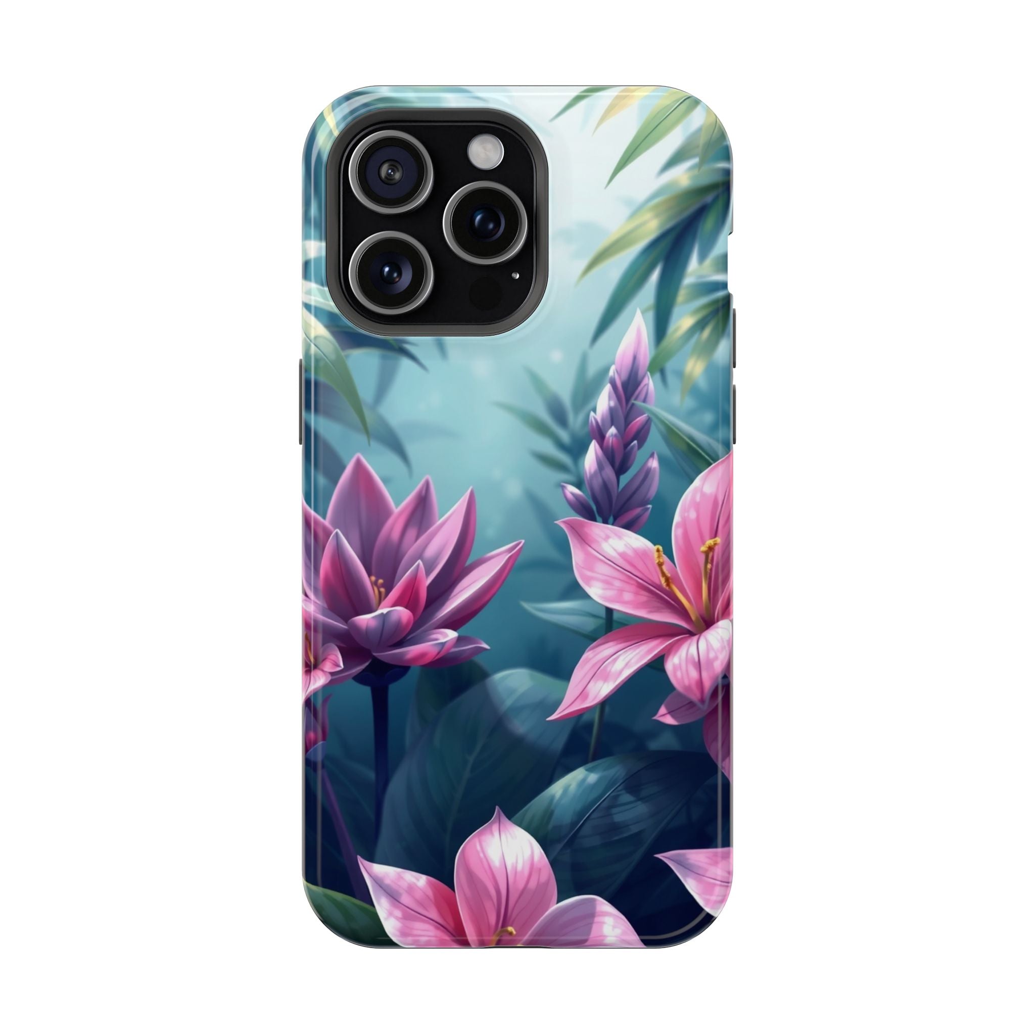 iPhone Indigo And Violet Jungle Floral Slim Everyday Designer Case · iPhone Case