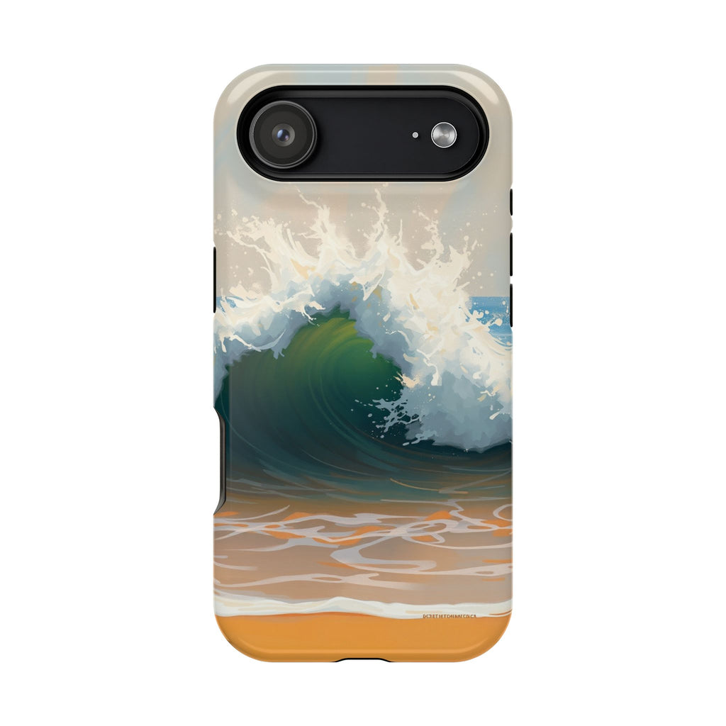 iPhone Radiant Ocean Wave Crash Design Slim Everyday Designer Case · iPhone Case