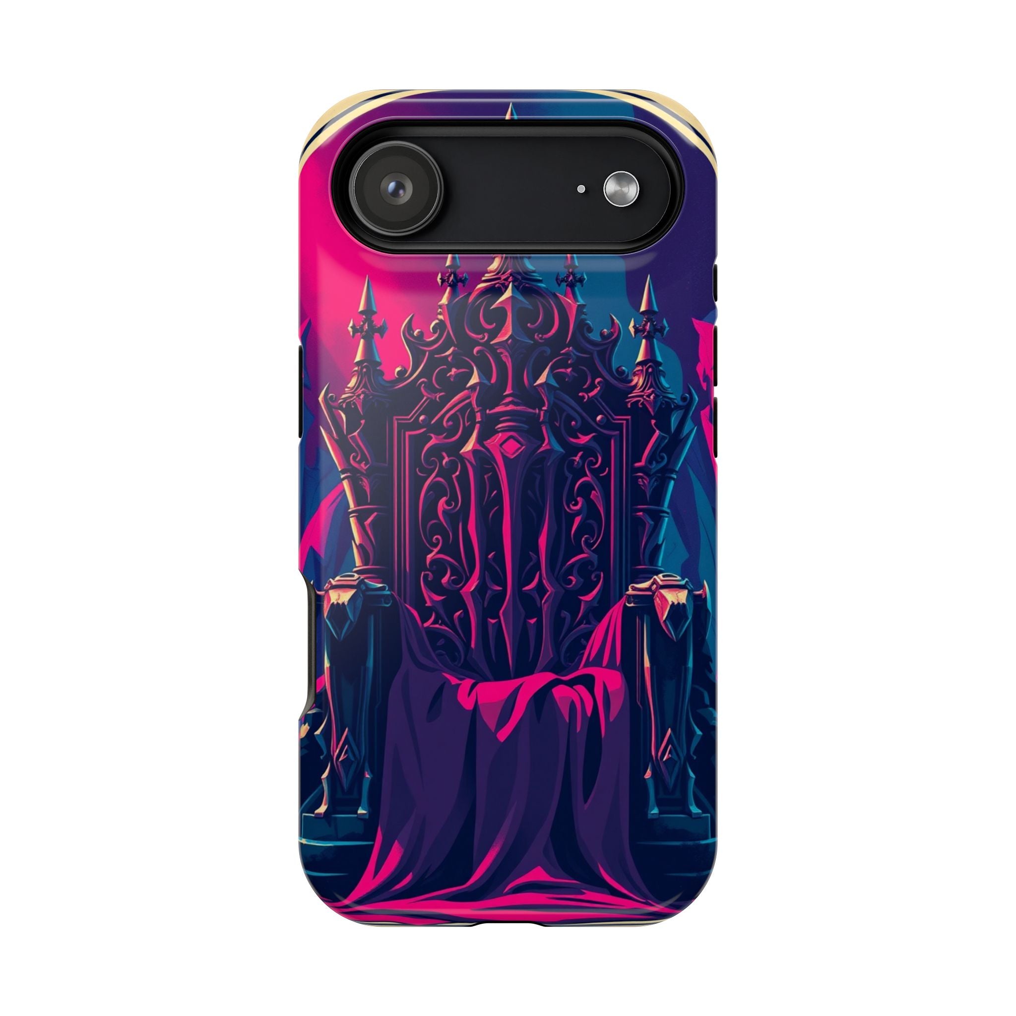 iPhone Lich King Throne Vintage Retro Poster Slim Everyday Designer Case · iPhon