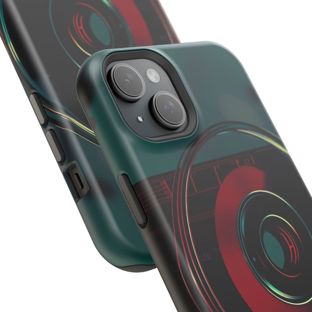 iPhone Vibrant Cassette Tape Rewind Design Slim Everyday Designer Case · iPhone