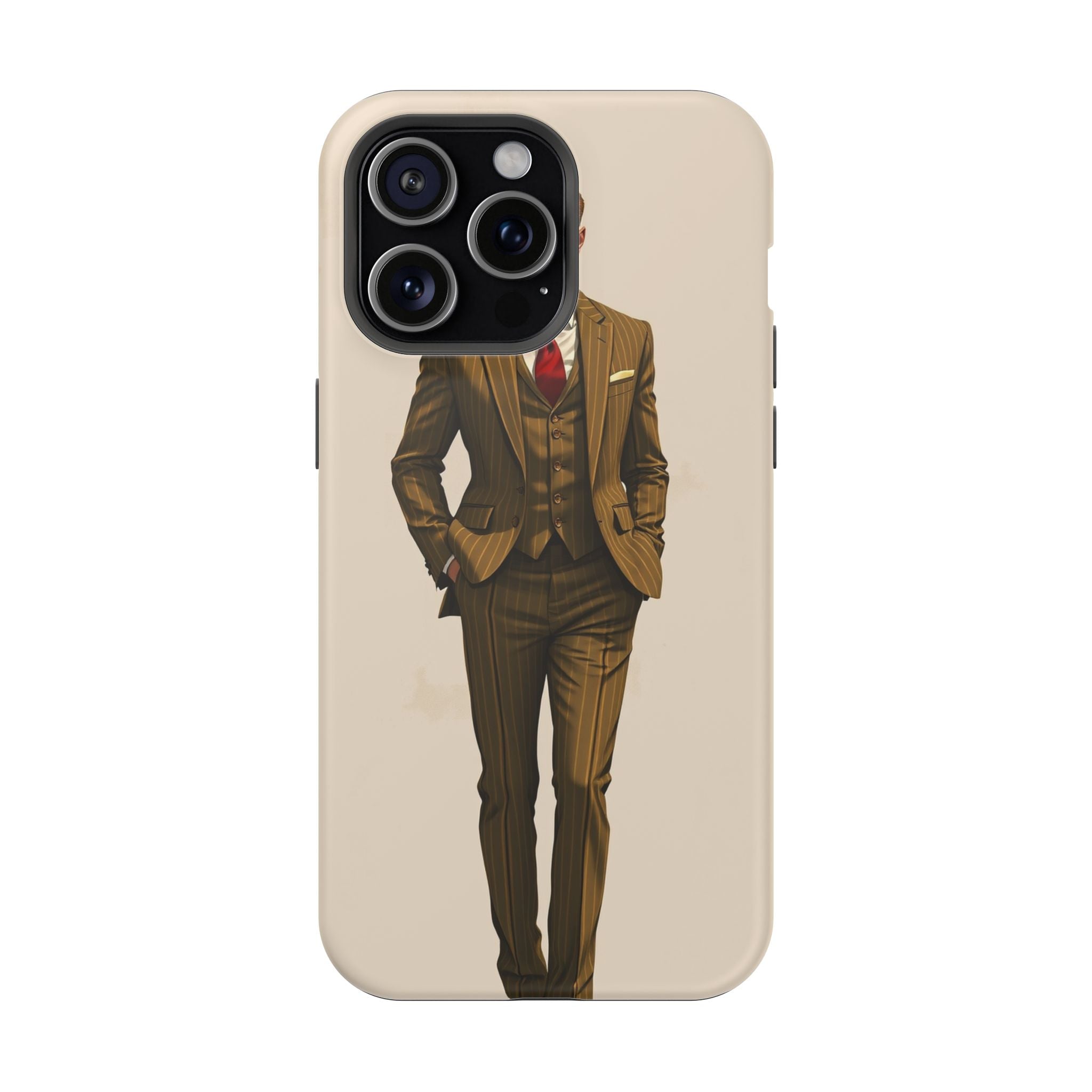 iPhone Pinstripe Suit Grunge Distressed Slim Everyday Designer Case · iPhone Cas