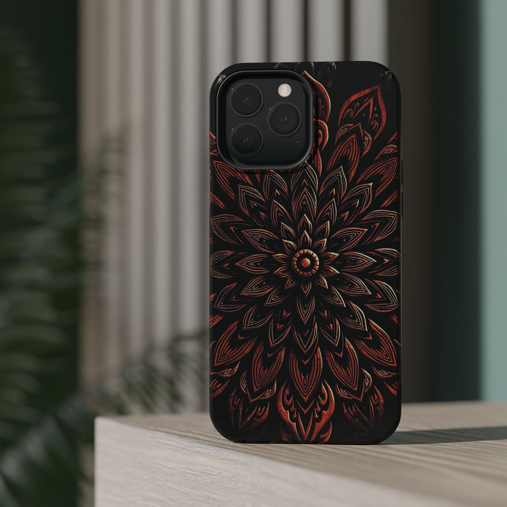 iPhone Floral Mandala Vintage Retro Poster Slim iPhone Everyday · iPhone Case