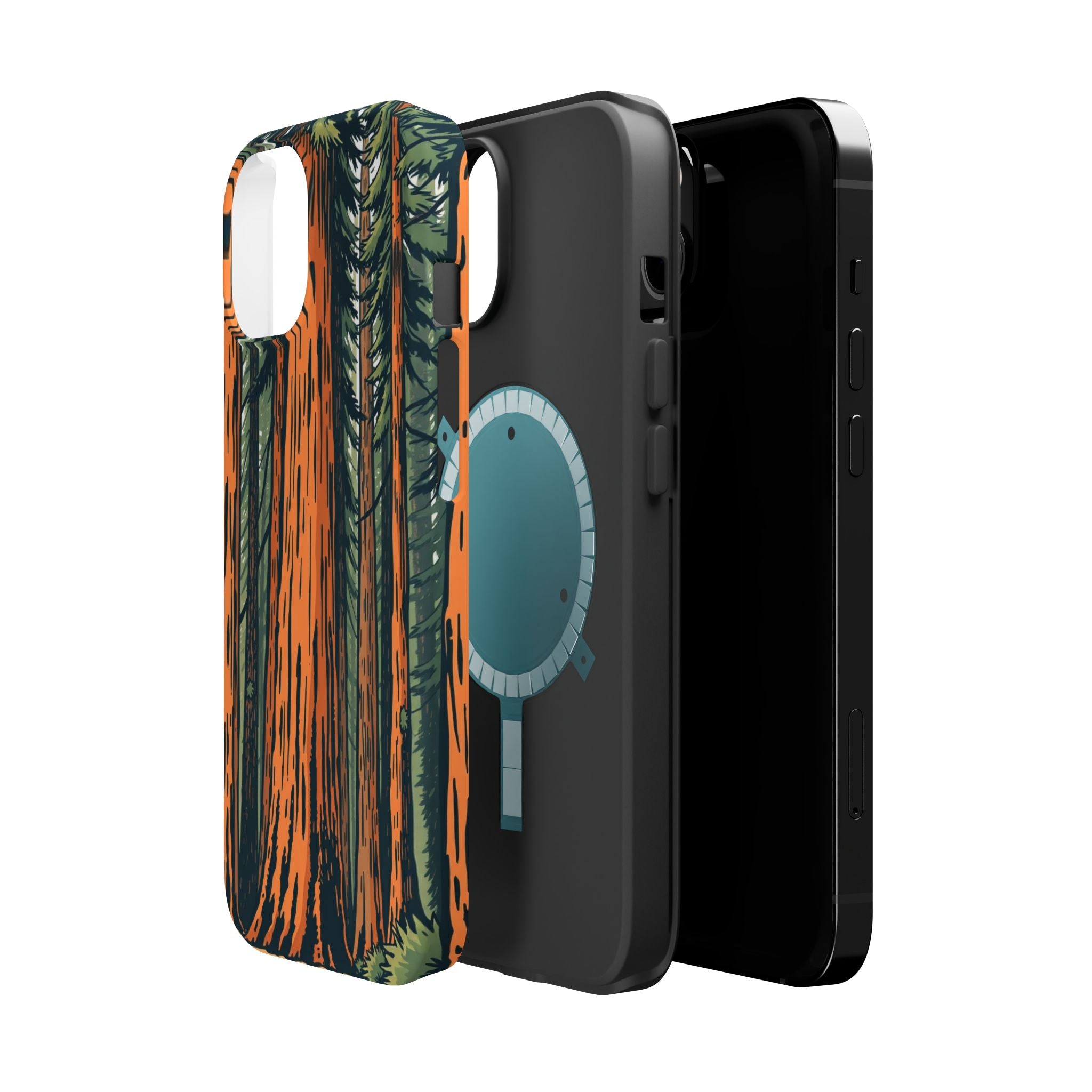 iPhone Burnt Orange And Sand Redwood Forest Slim iPhone Everyday · iPhone Case