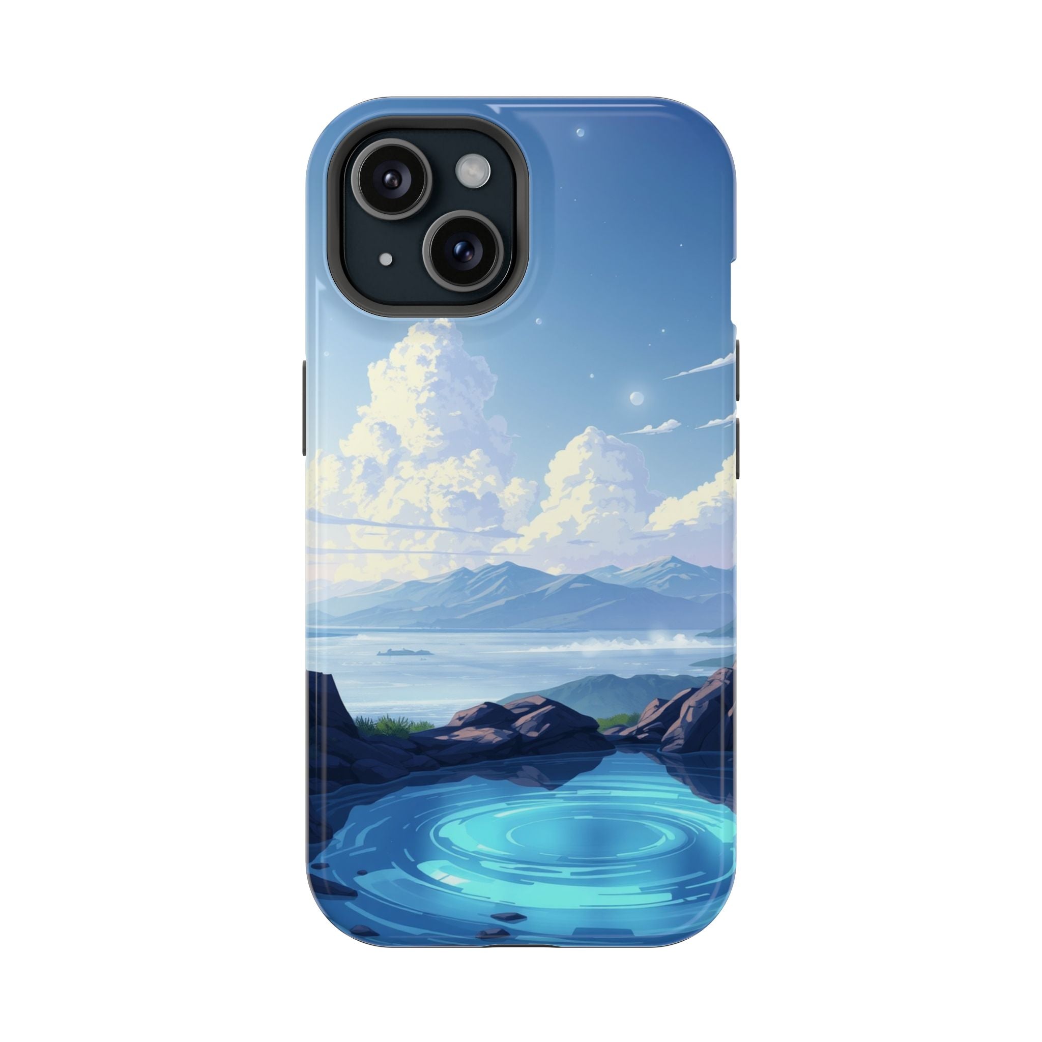 iPhone Earthy Tidal Pool Design 18 Bold Modern Everyday Snap Case · iPhone Case