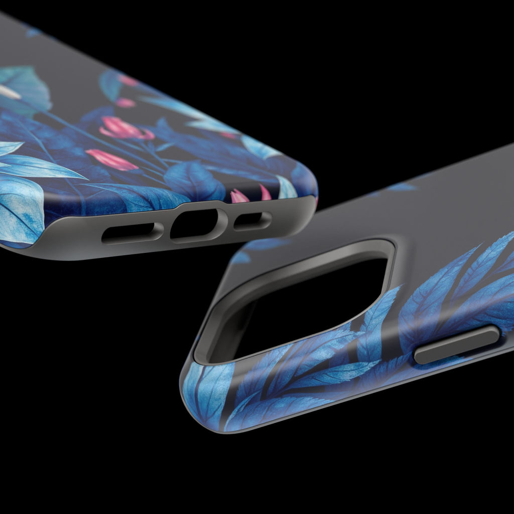 iPhone Serene Jungle Floral Design Clean Minimal Snap Cas Slim Snap Case · iPhon