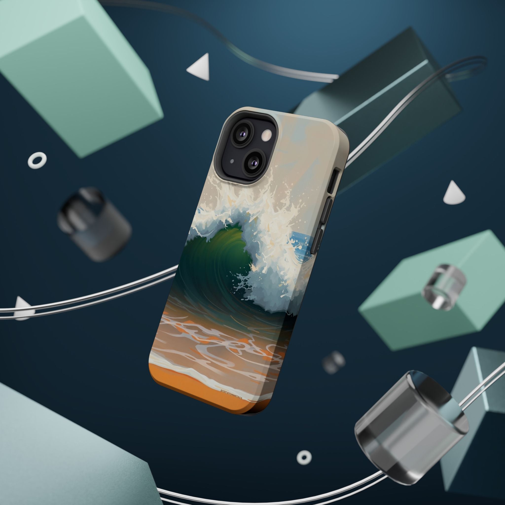 iPhone Radiant Ocean Wave Crash Design Slim Everyday Designer Case · iPhone Case