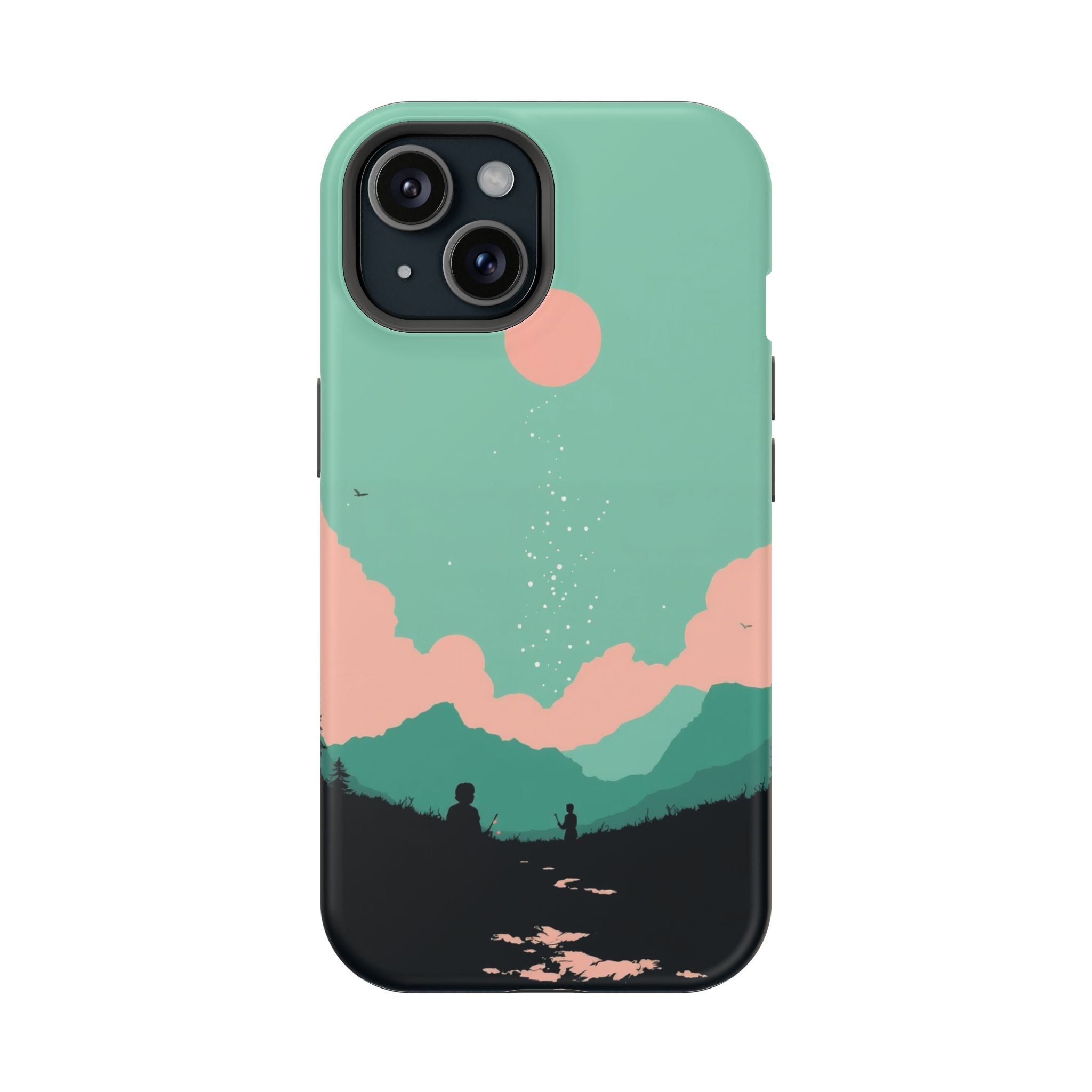 iPhone Magnetic Field Electric Art Bold Modern Everyday Snap Case · iPhone Case