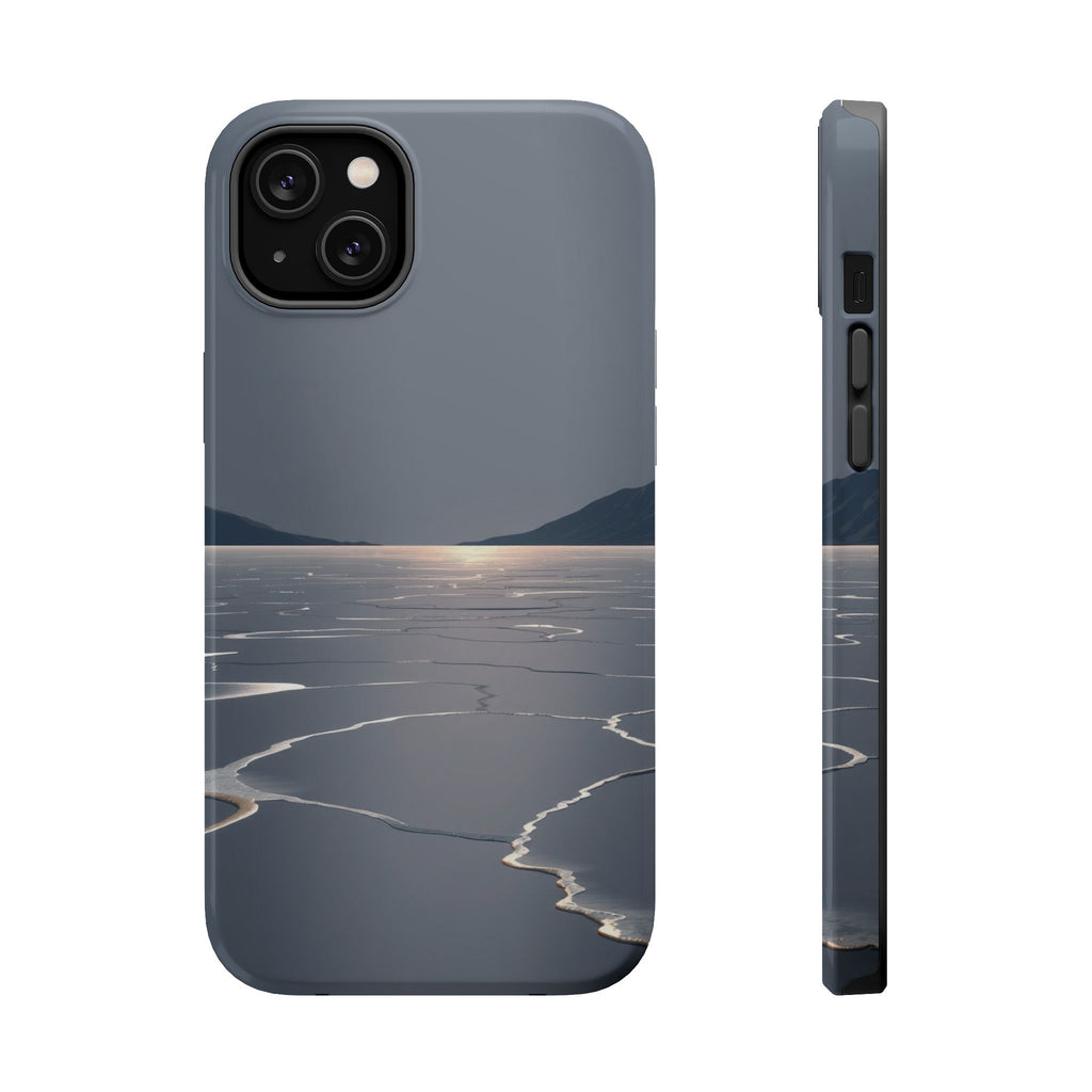iPhone Charcoal And Copper Salt Flat Mirror Slim iPhone Everyday · iPhone Case