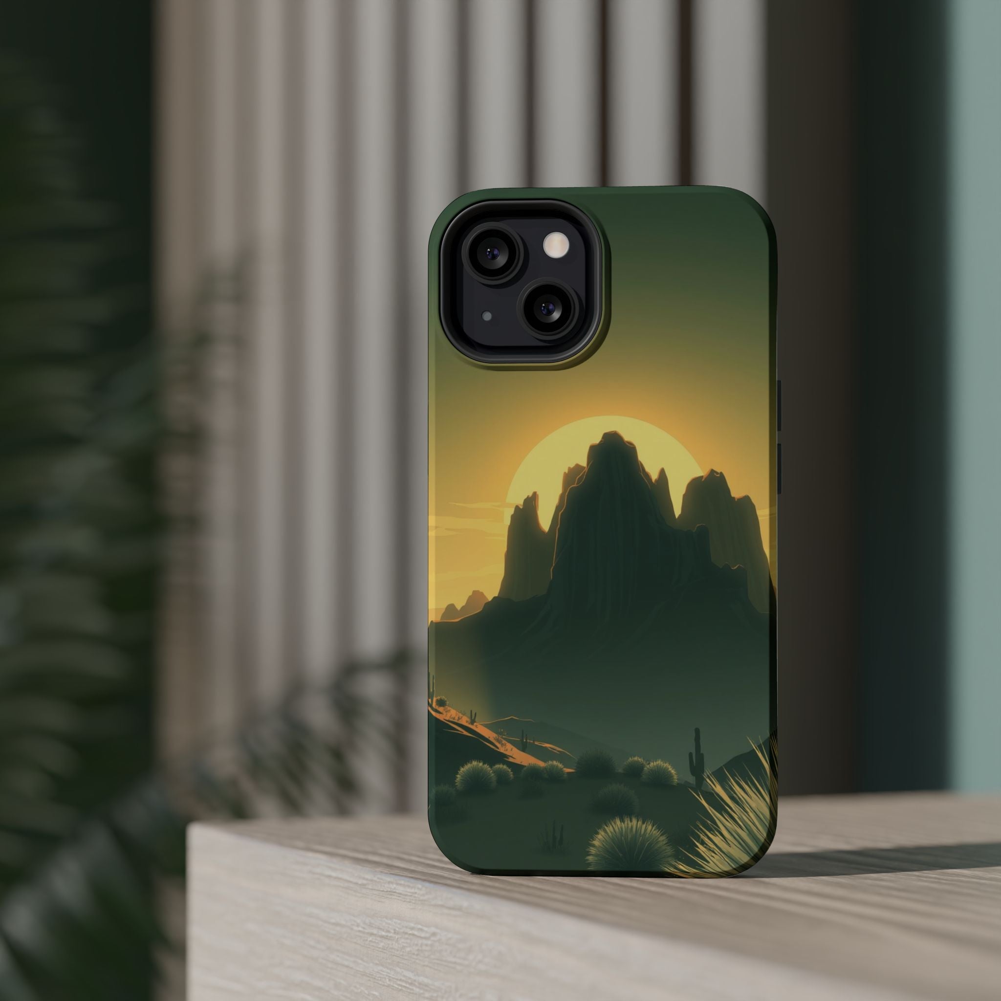 iPhone Mesa Sunset Dreamy Ethereal Bold Modern Everyday Snap Case · iPhone Case