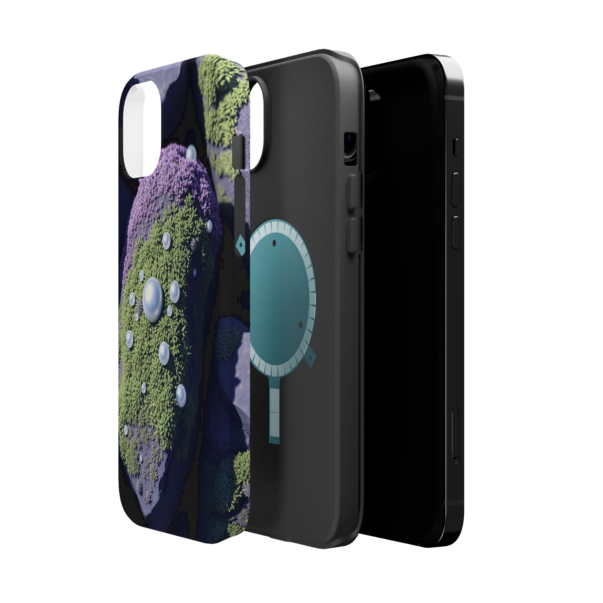 iPhone Moss Covered Rocks Electric Art Slim Everyday Designer Case · iPhone Case