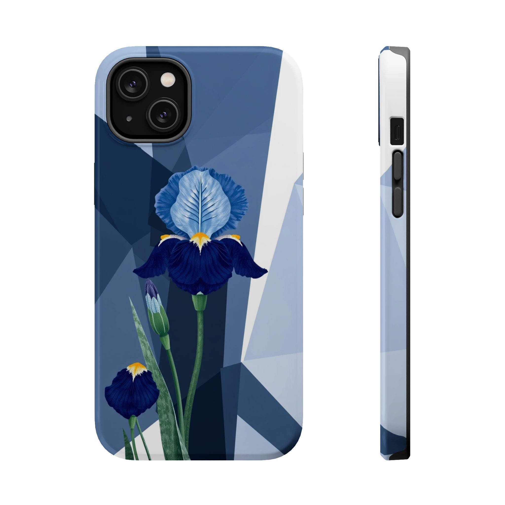 iPhone Earthy Iris Garden Design Bold Modern Everyday Snap Case · iPhone Case