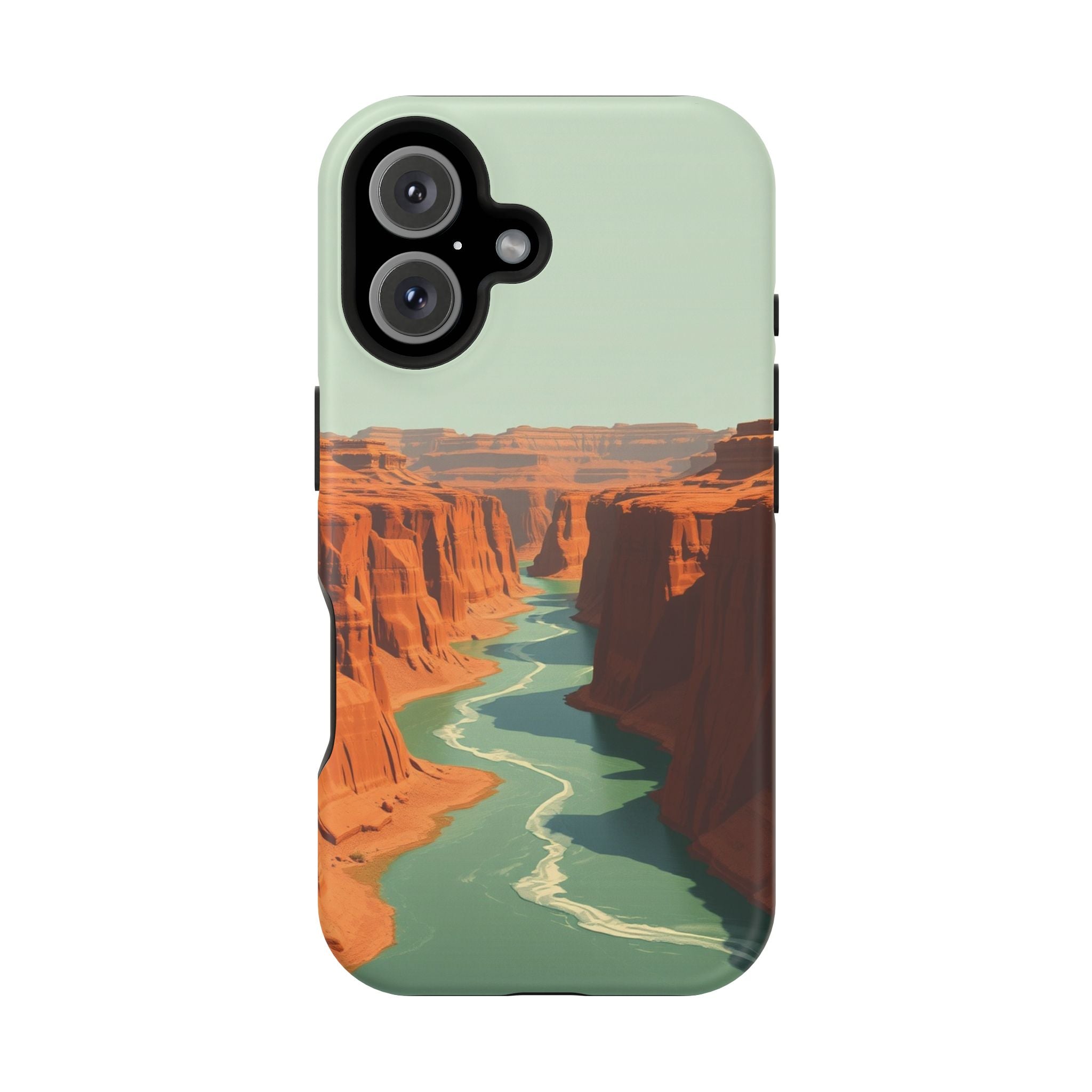 iPhone Burnt Orange And Sand River Canyon Slim iPhone Everyday Designer · iPhone