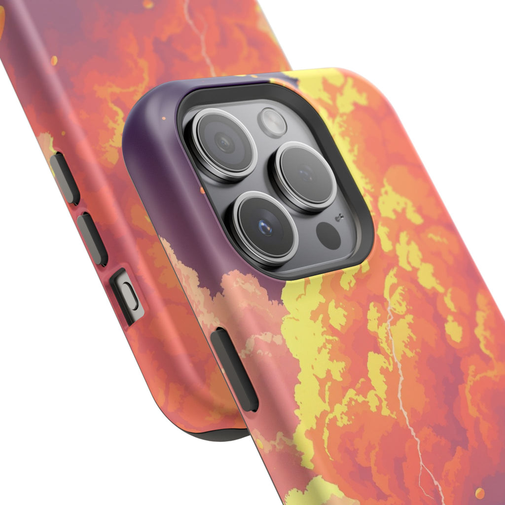 iPhone Sunset Amber And Peach Petal Storm Slim iPhone Everyday Designer · iPhone