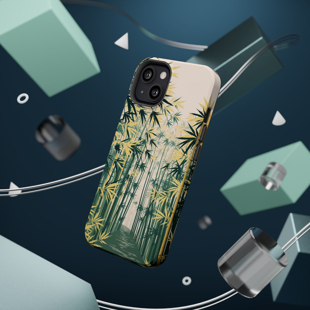 iPhone Serene Bamboo Grove Design Bold Modern Everyday Snap Case · iPhone Case