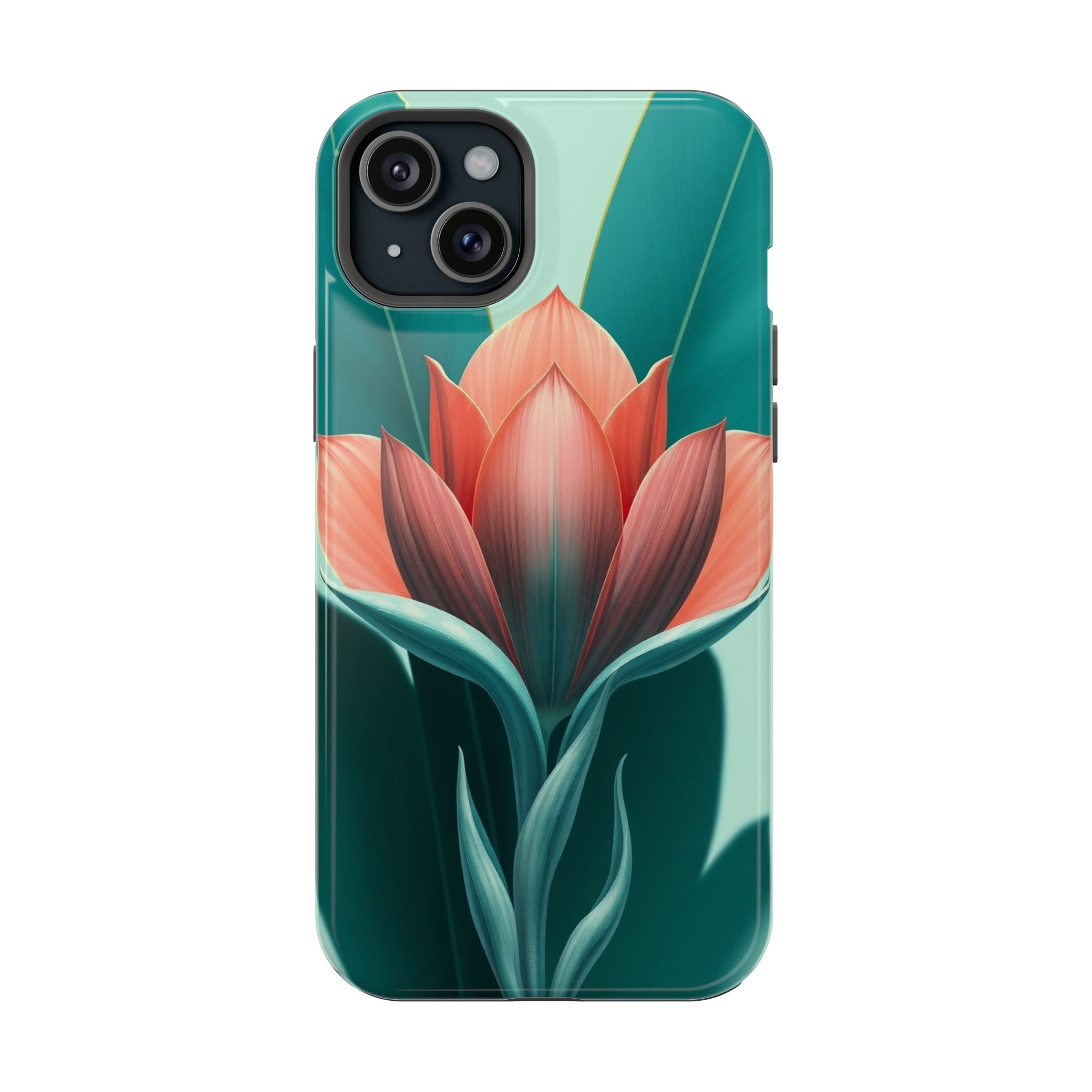 iPhone Dreamy Botanical Illustration Design Soft iPhone 14 Finish · iPhone Case