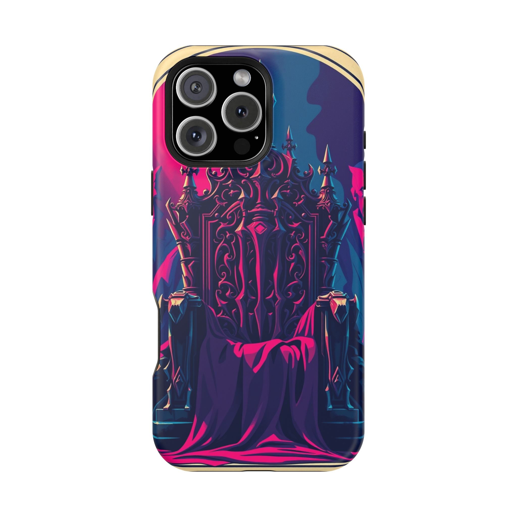 iPhone Lich King Throne Vintage Retro Poster Slim Everyday Designer Case · iPhon