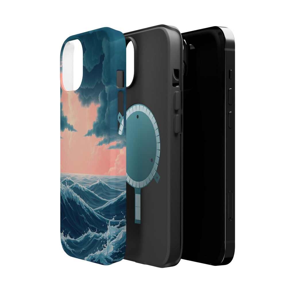 iPhone Storm at Sea 3D Digital Slim Everyday Designer Case · iPhone Case