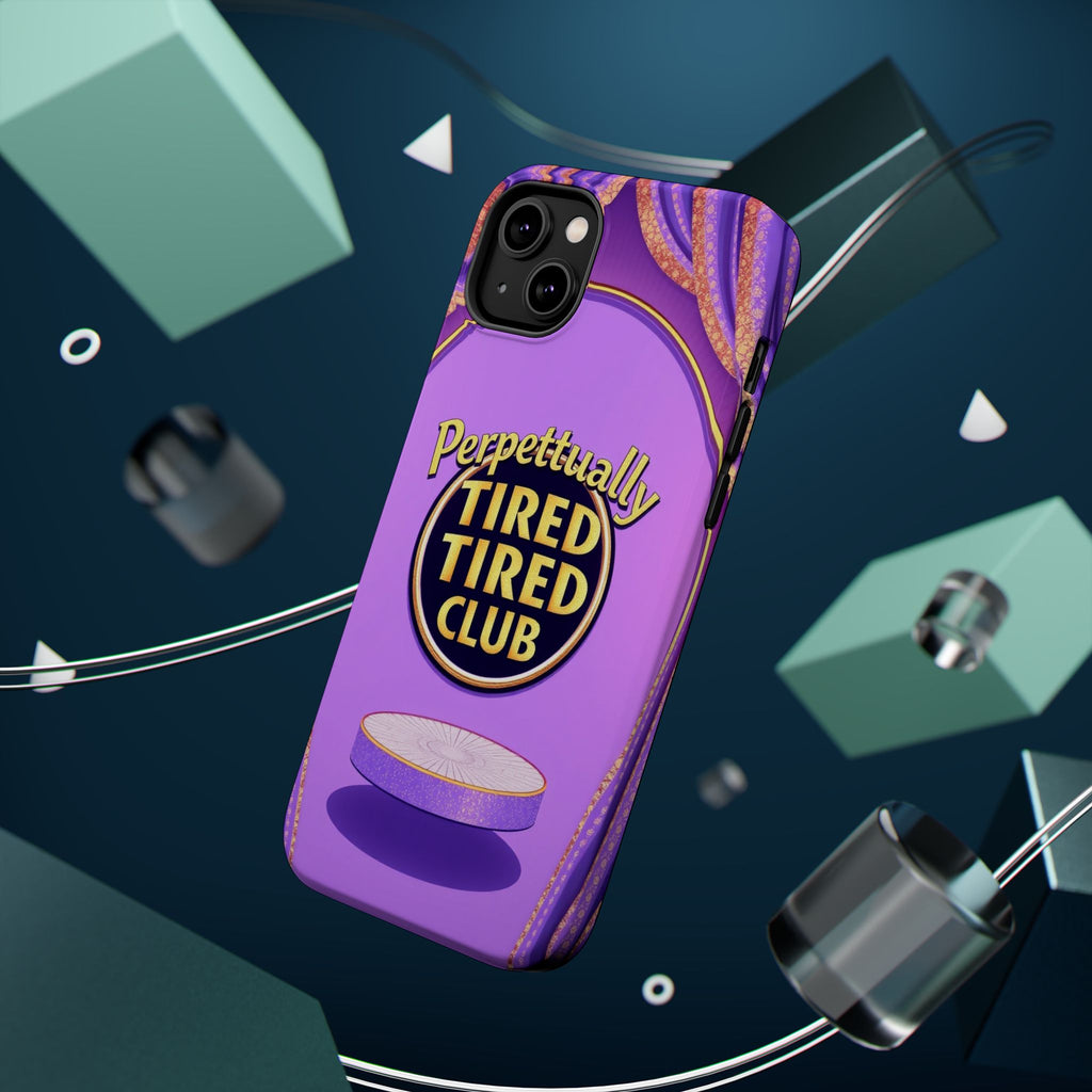iPhone Perpetually Tired Club Bold Art Slim Everyday Designer Case · iPhone Case