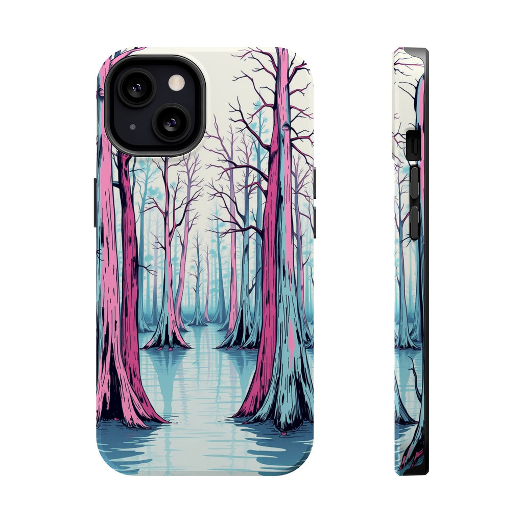 iPhone Cypress Swamp Hand-Drawn Sketch Slim Everyday Designer Case · iPhone Case