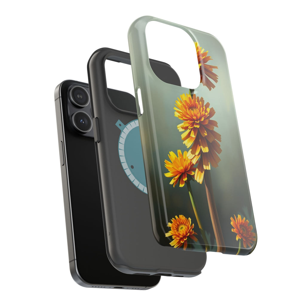 iPhone Ranunculus Stack Electric Art Slim Everyday Designer Case · iPhone Case