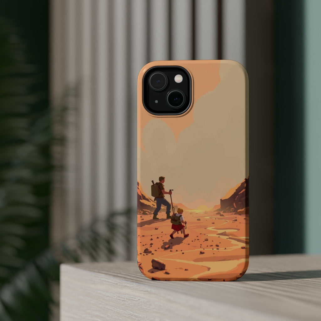 iPhone Burnt Orange And Sand Barely Surviving Slim Everyday Designer Case · iPho