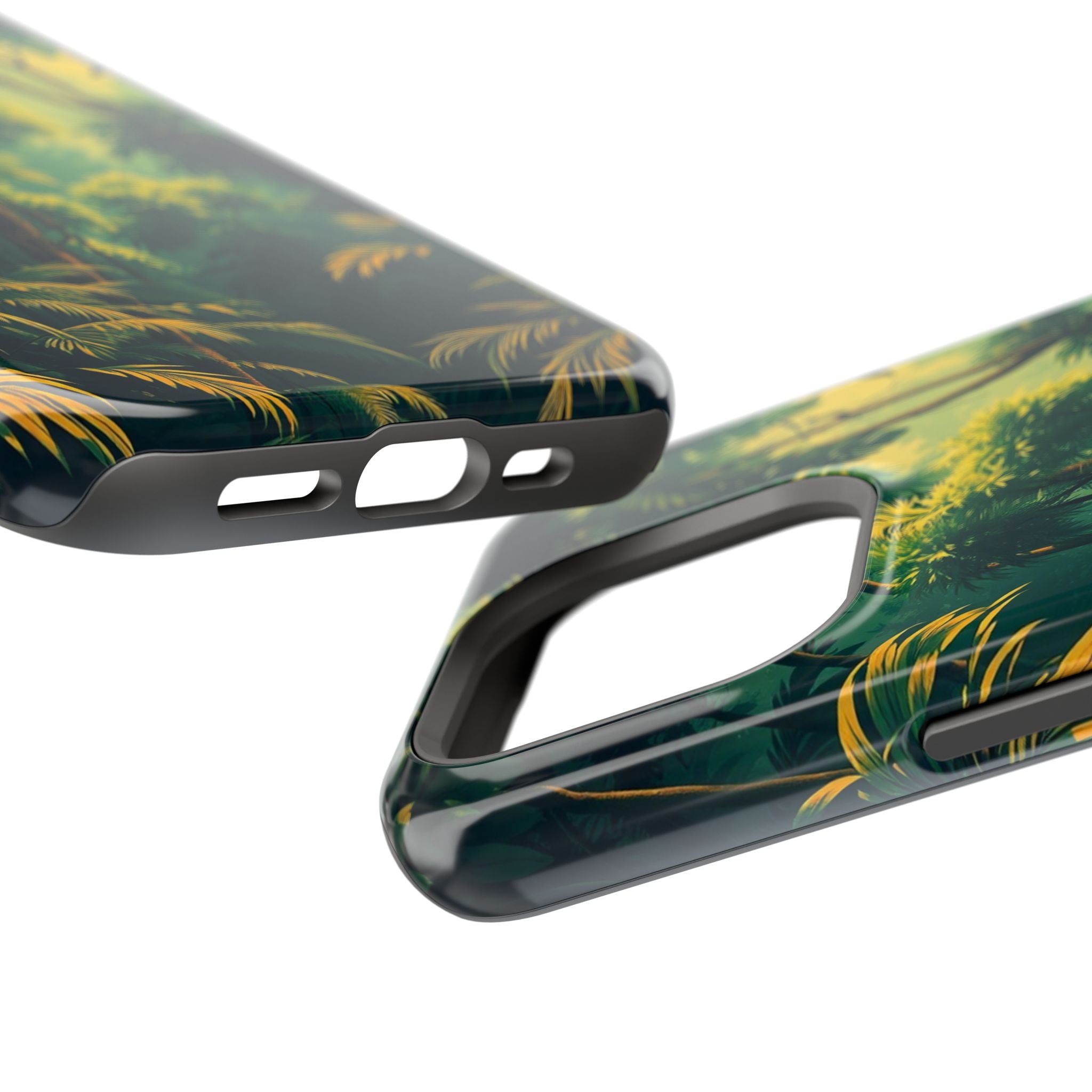 iPhone Rainforest Canopy Vintage Retro Poster Slim iPhone Everyday · iPhone Case