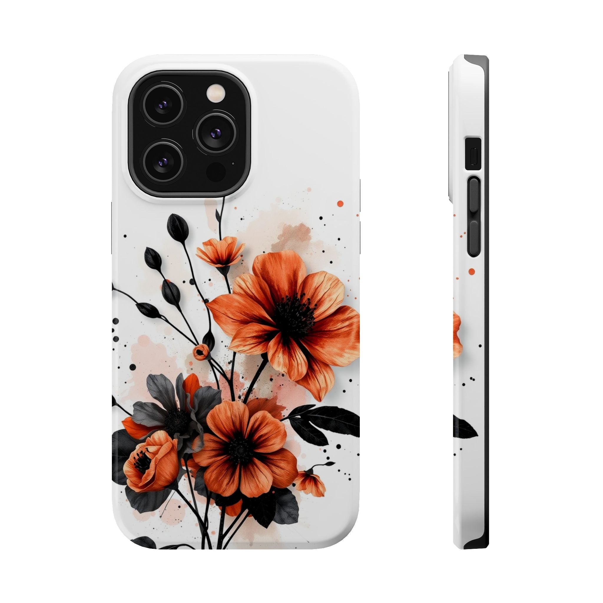 iPhone Floral Watercolor Splash 3D Digital Slim iPhone Everyday · iPhone Case