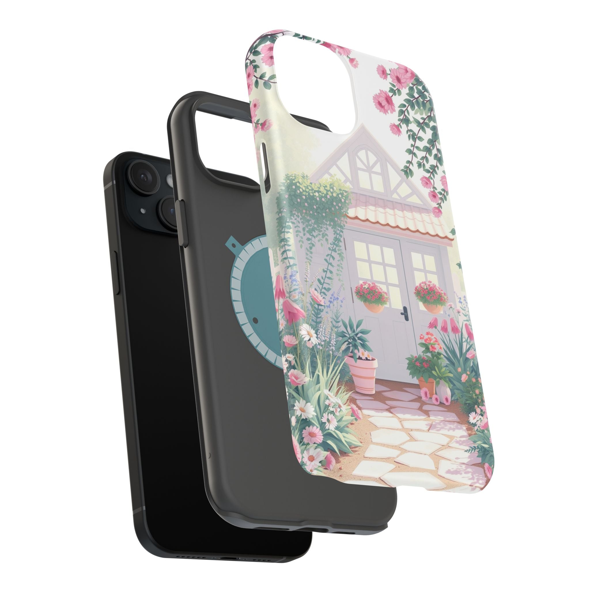 iPhone Cottage Garden Pastel Kawaii Slim Everyday Designer Case · iPhone Case