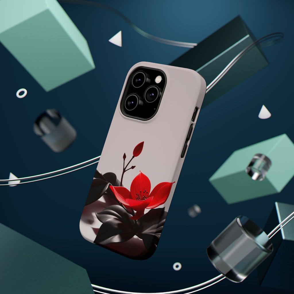 iPhone Radiant Bloom and Leaf Design Slim Everyday Designer Case · iPhone Case