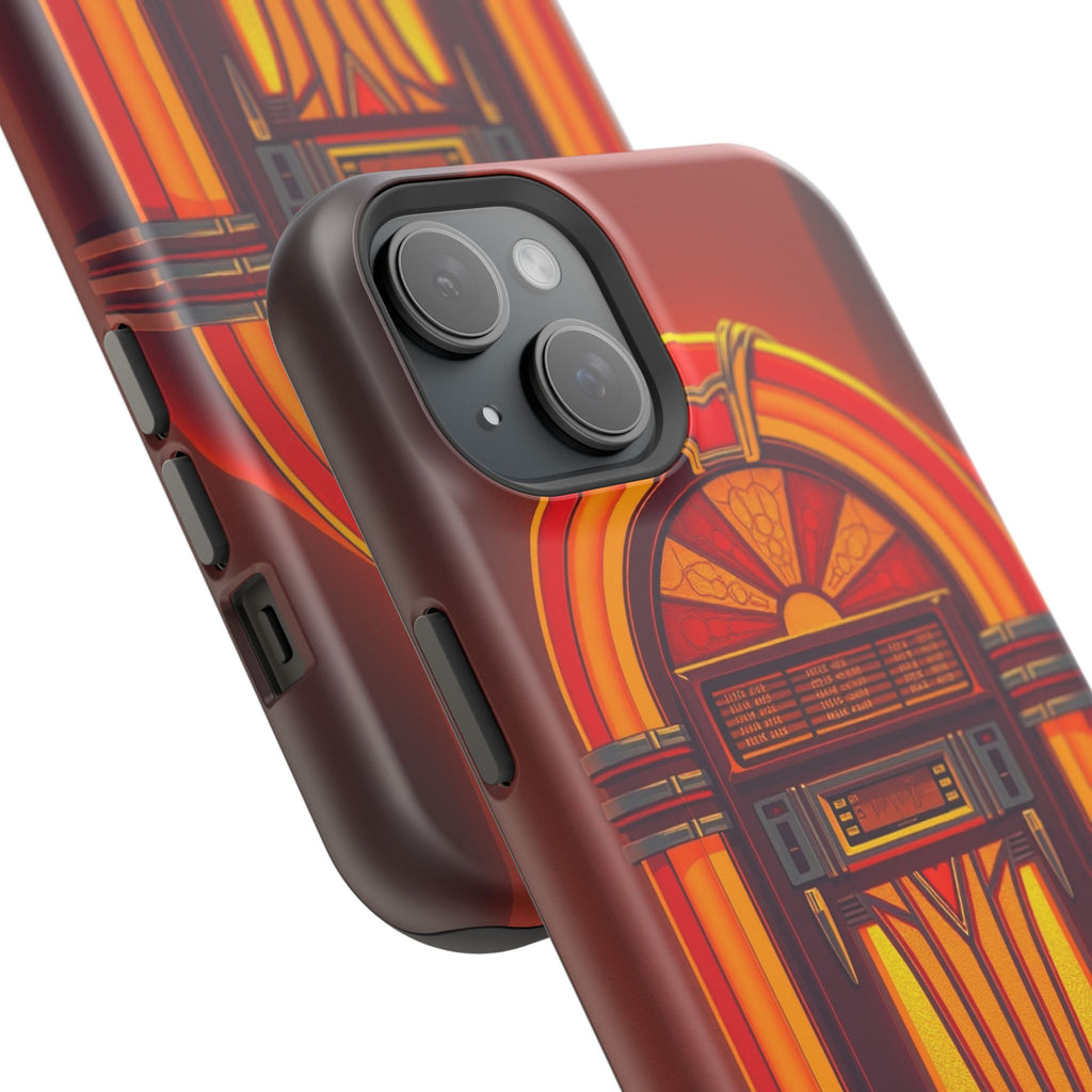 iPhone Jukebox Glow Pop Art Bold Bold Modern Everyday Snap Case · iPhone Case
