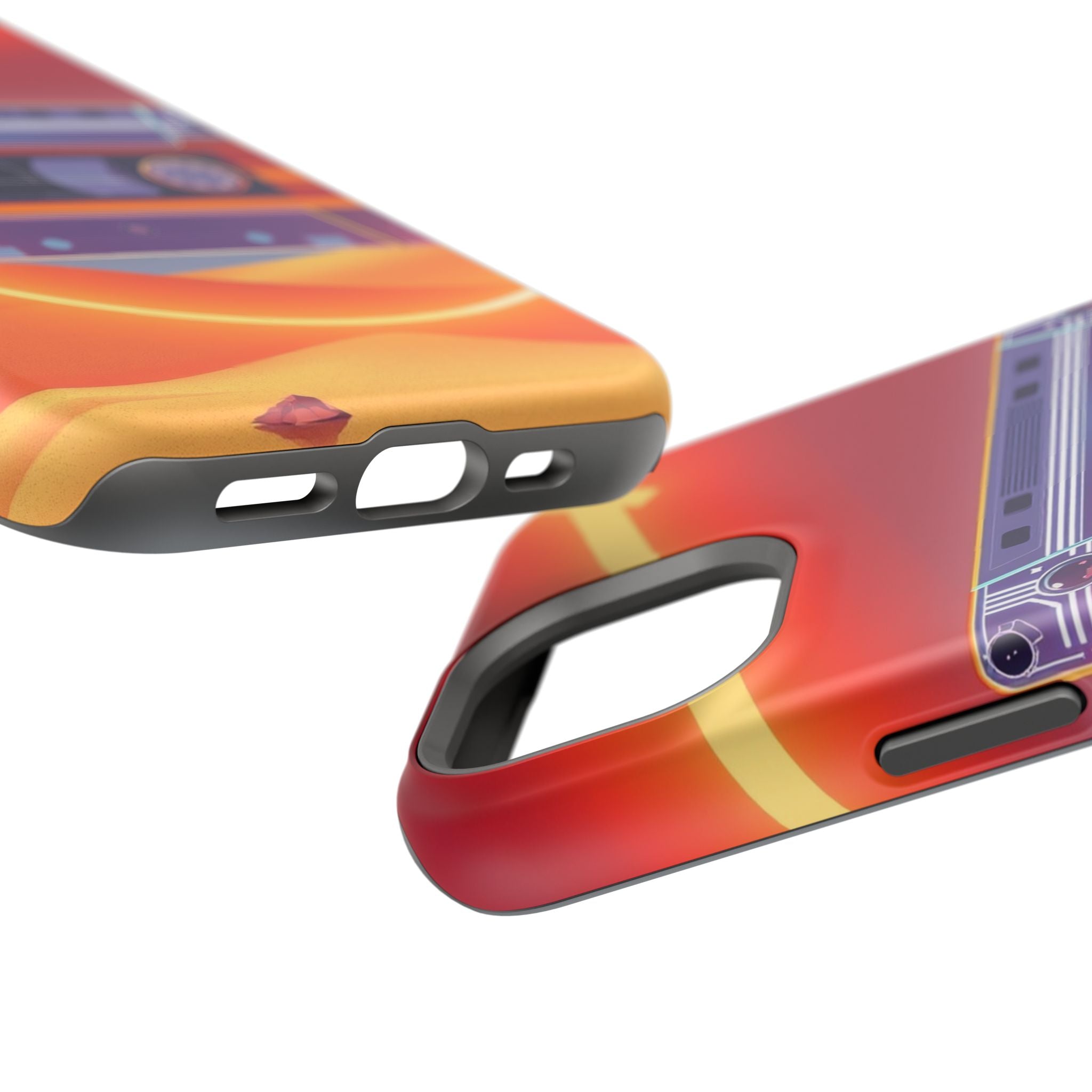 iPhone Cassette Tape Rewind Bold Art Slim Everyday Designer Case · iPhone Case