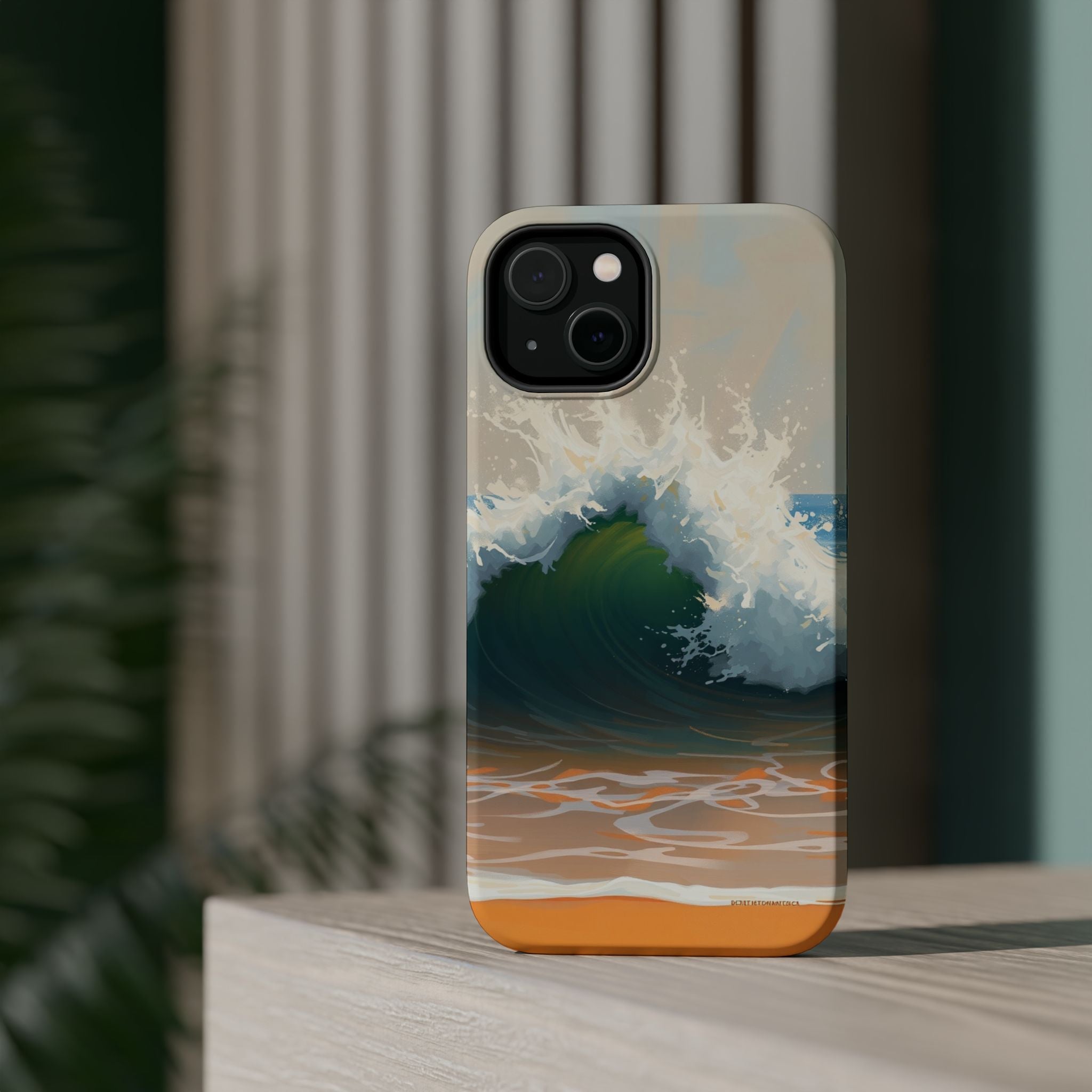 iPhone Radiant Ocean Wave Crash Design Slim Everyday Designer Case · iPhone Case