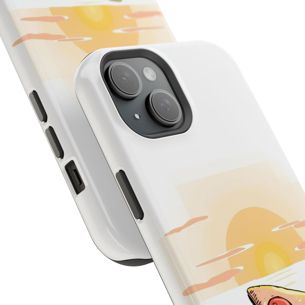 iPhone Earthy Pizza Slice Sunset Design Slim Everyday Designer Case · iPhone Cas