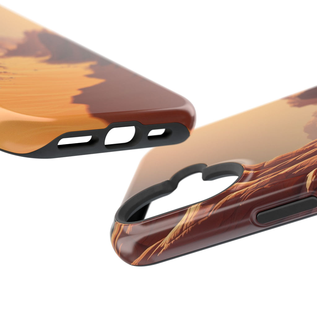 iPhone Burnt Orange And Sand Valley Floor Slim iPhone 20 Everyday · iPhone Case